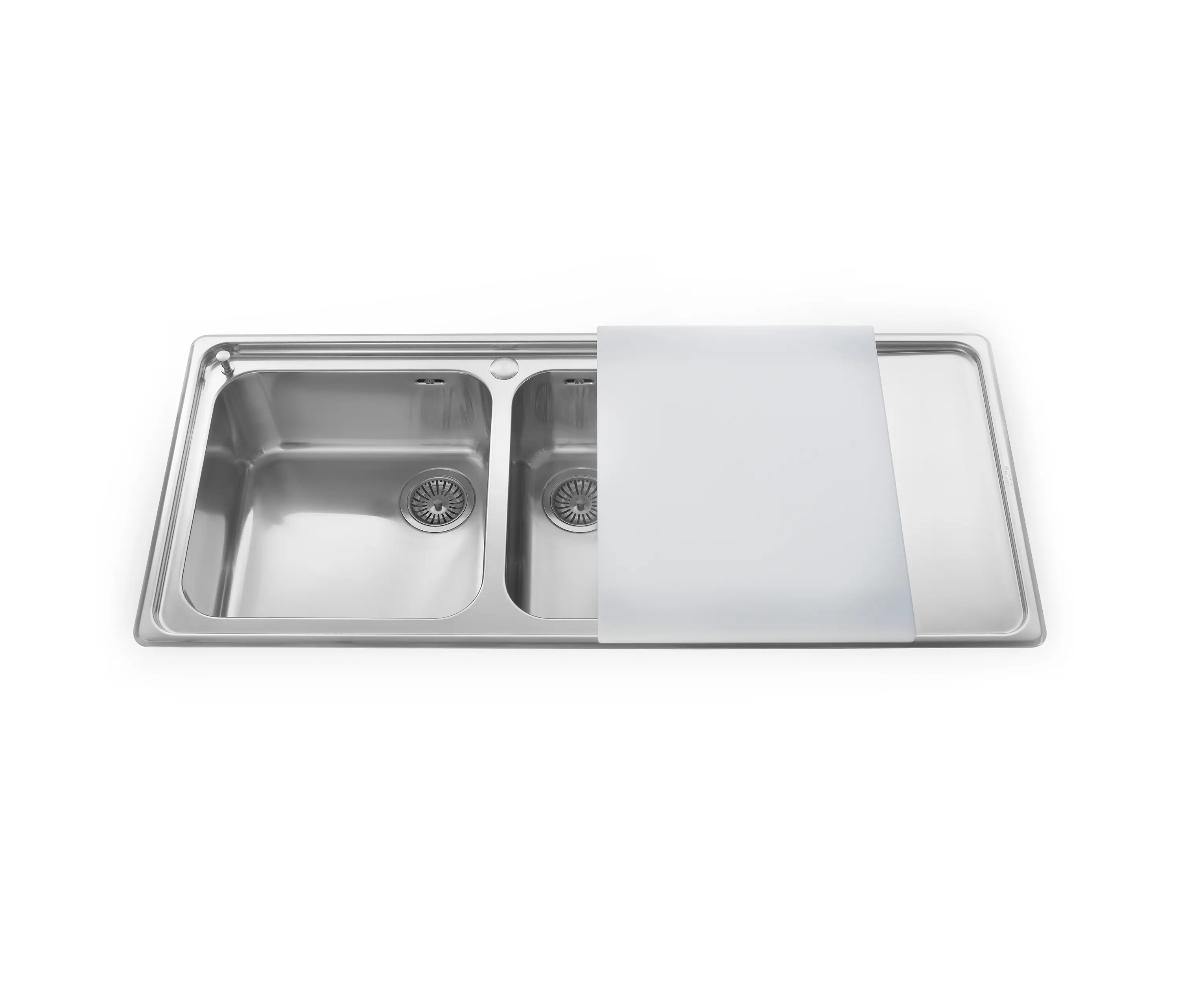 ALPES-INOX - Built-in sink Basic 117/2V1SL