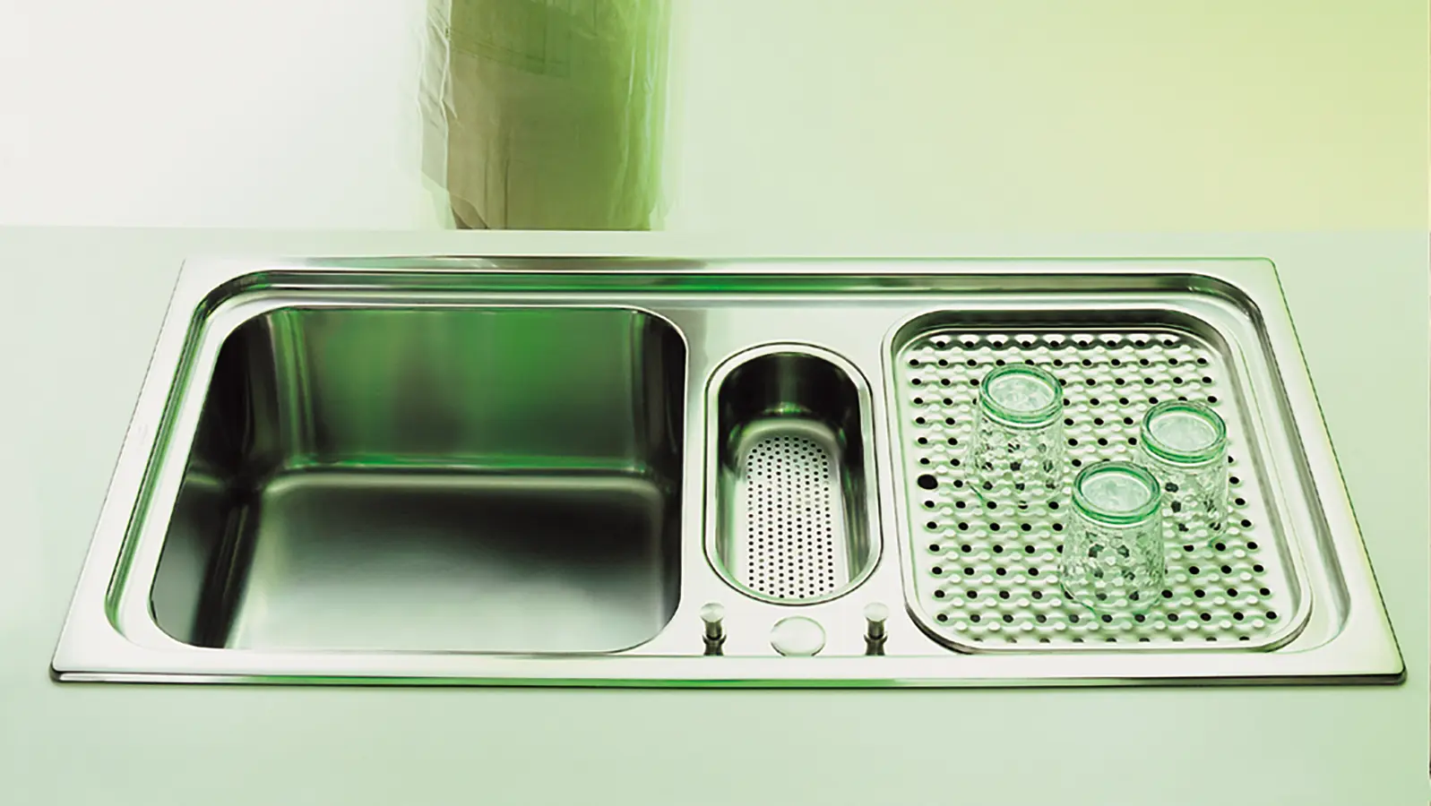 ALPES-INOX - Built-in sinks radius 60 F 599/2V1B