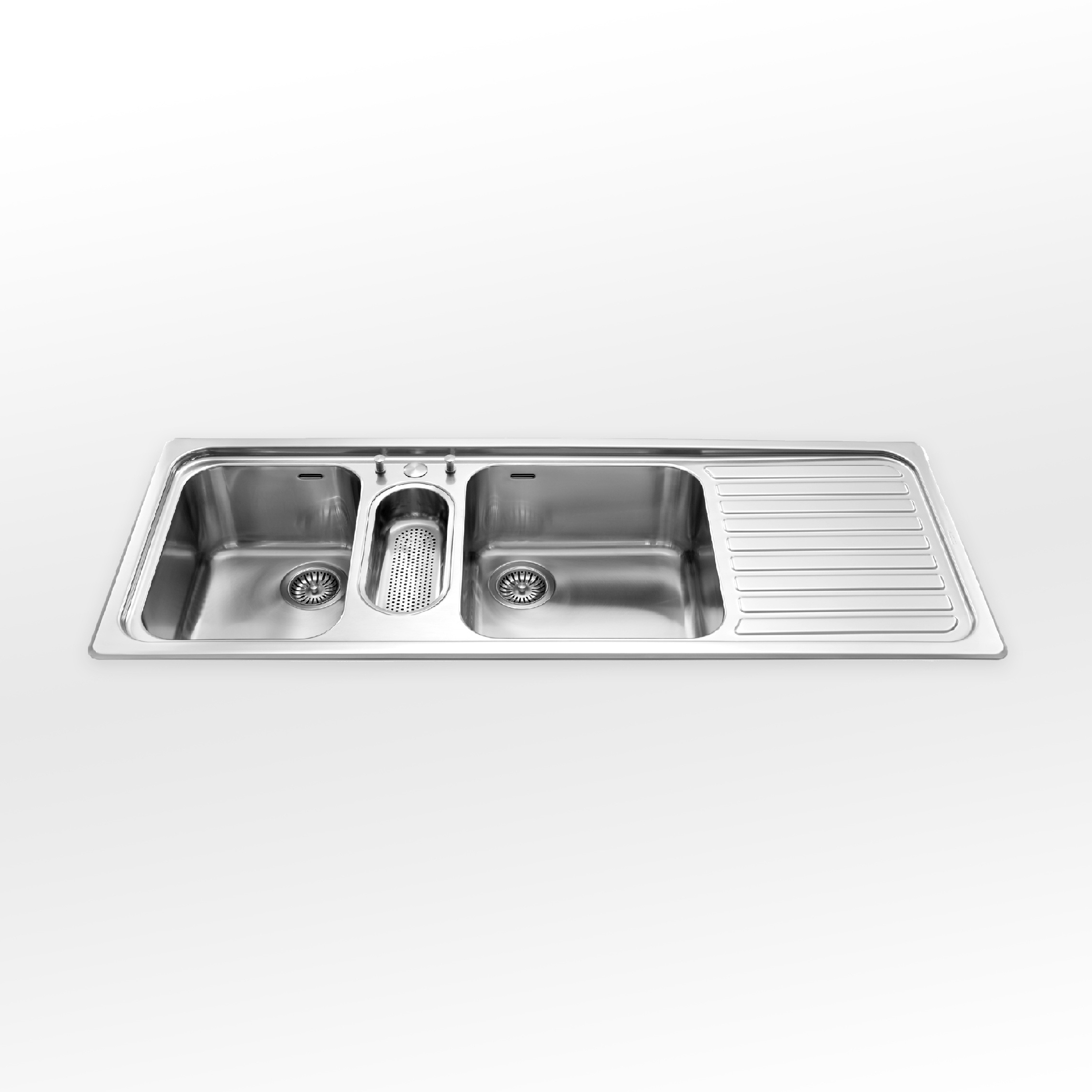 Display product Built-in sinks radius 60 F 5134/2V1B1S from manufacturer ALPES-INOX