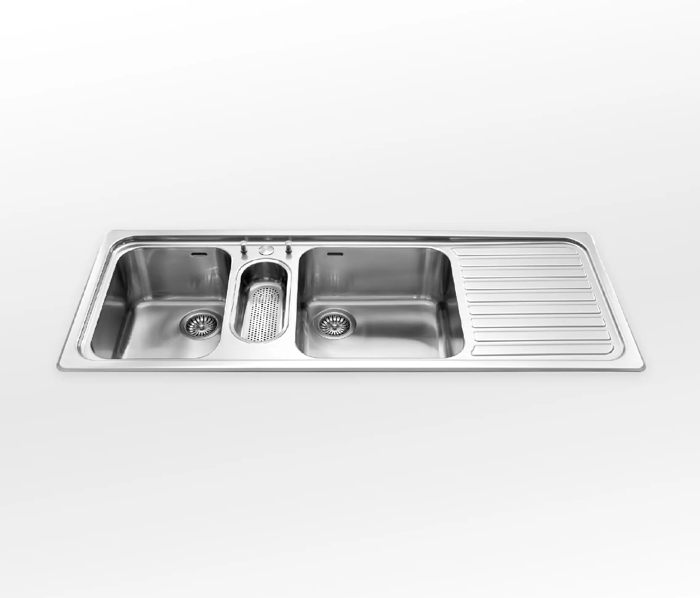 ALPES-INOX - Built-in sinks radius 60 F 5134/2V1B1S