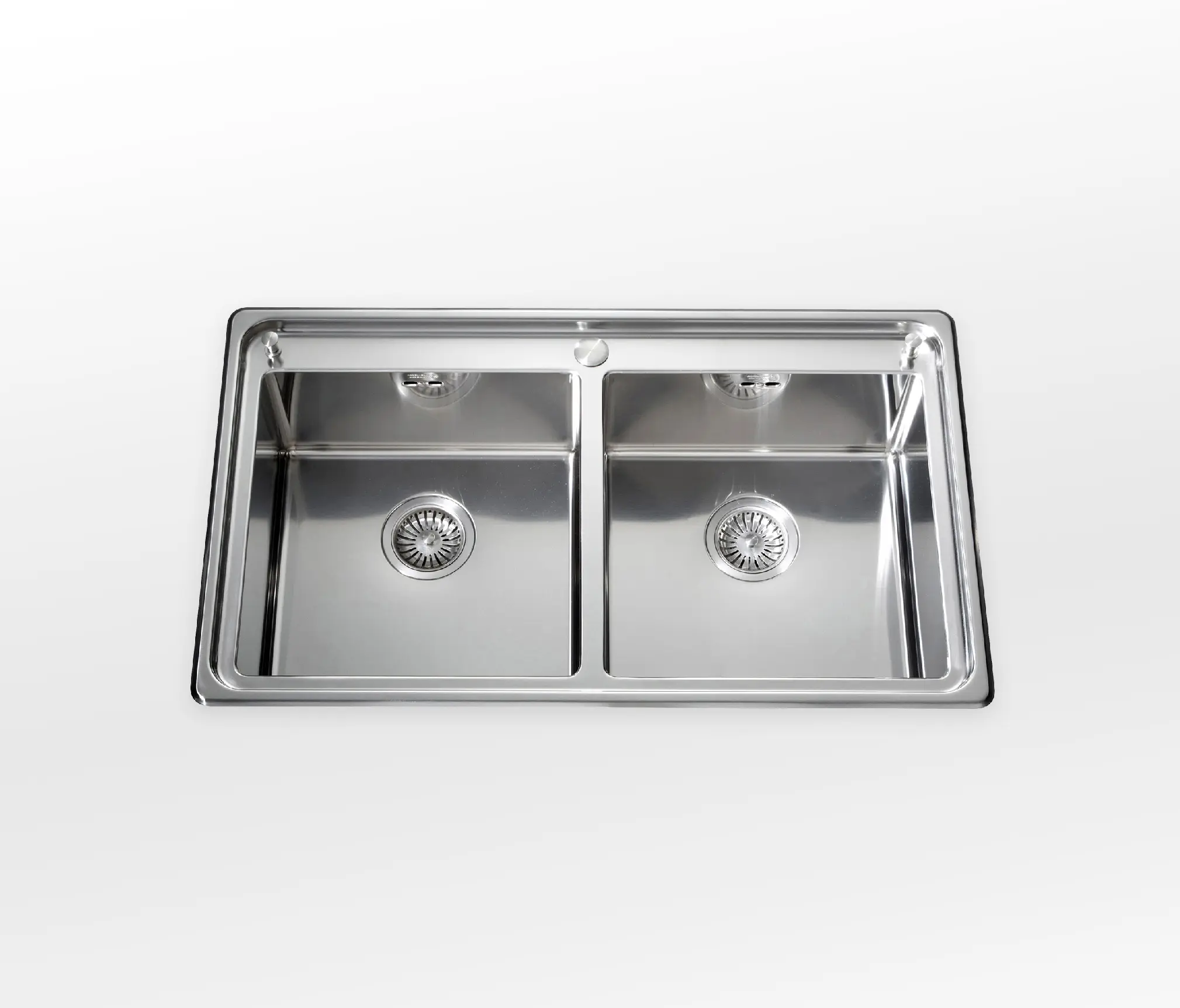 ALPES-INOX - Built-in sinks radius 12 depth 51 LFRS 587/2V