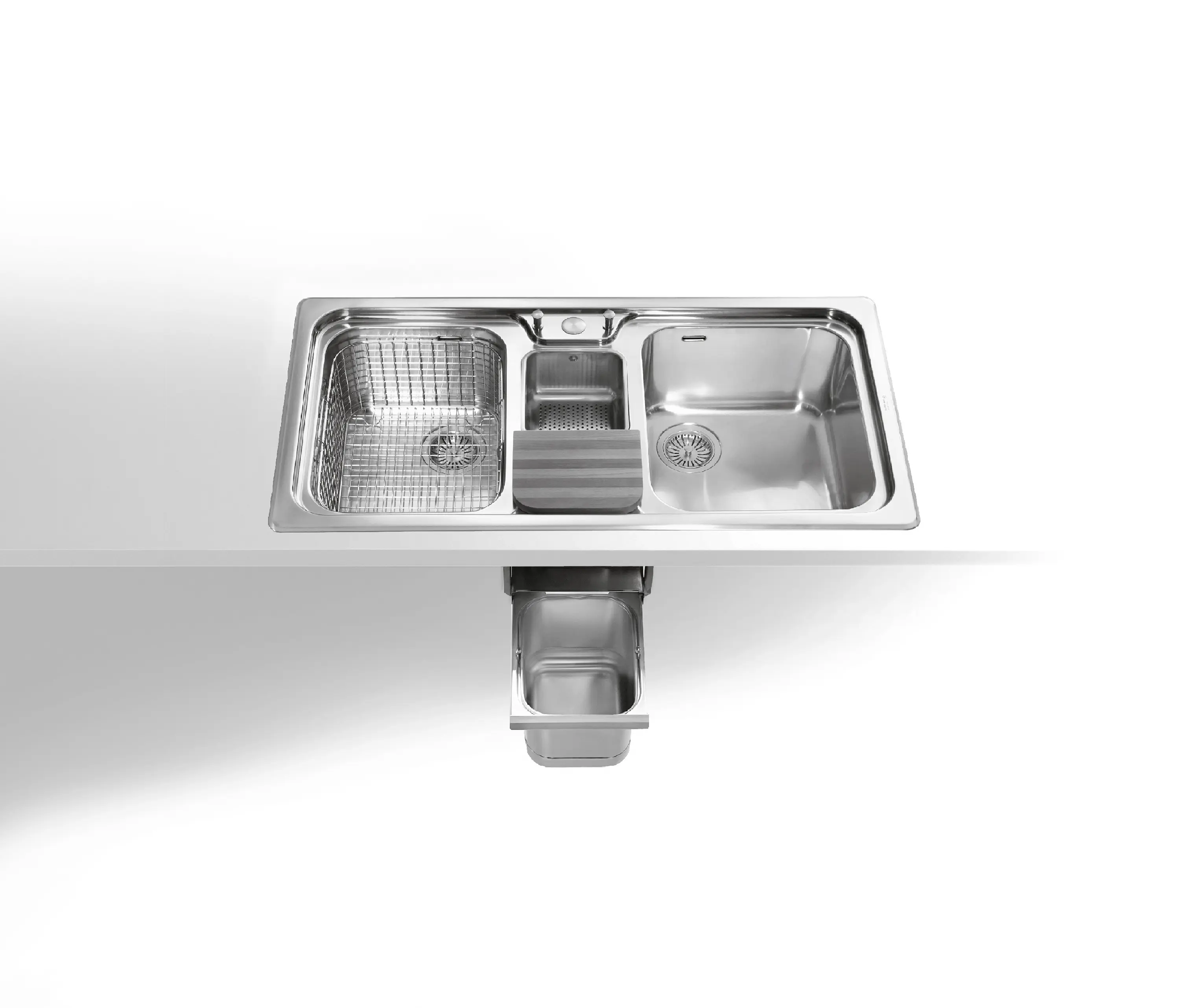 ALPES-INOX - Built-in sinks multipurpose F 599/2V1B-E