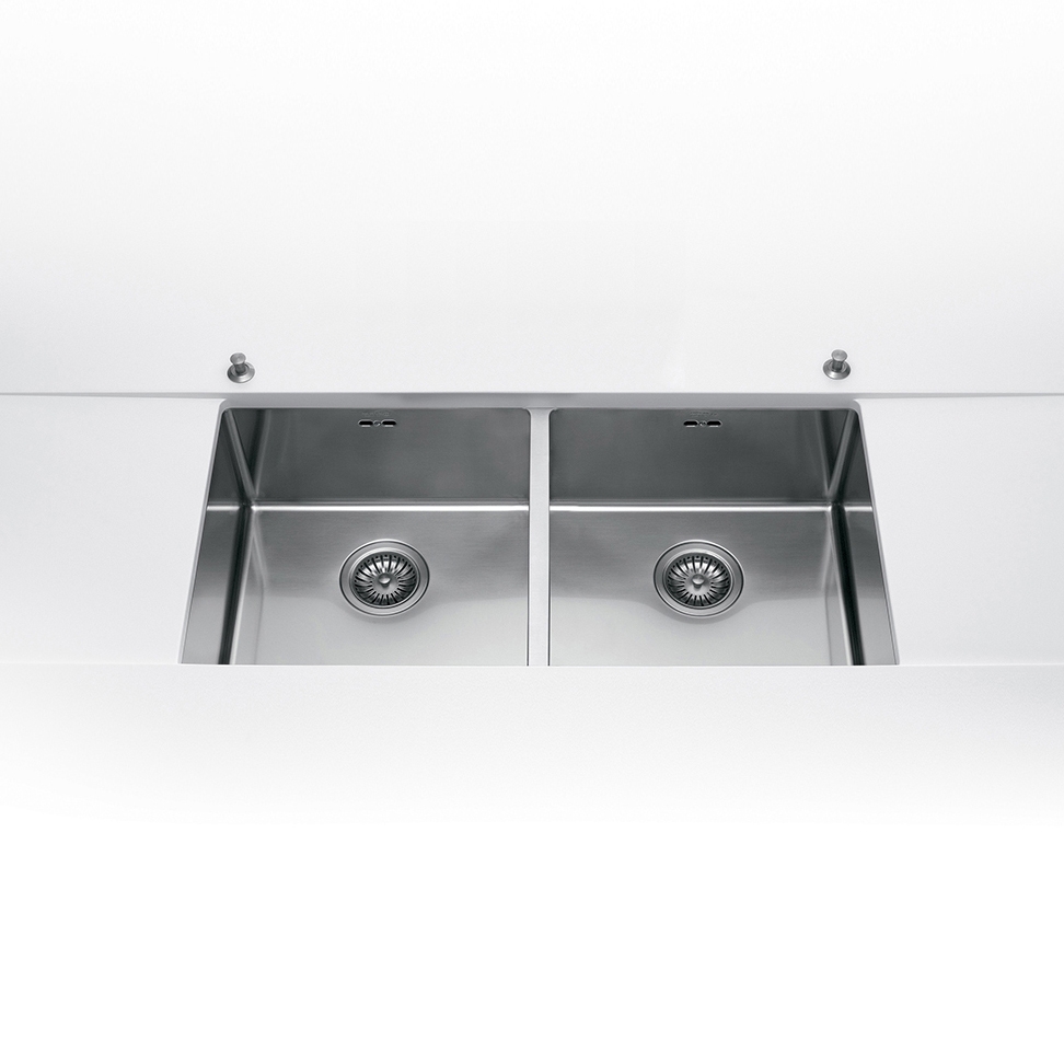 Display product Undermount bowls radius 12 LSR 83/2V from manufacturer ALPES-INOX