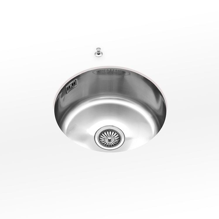 Display product Undermount round bowls  VS 40 from manufacturer ALPES-INOX