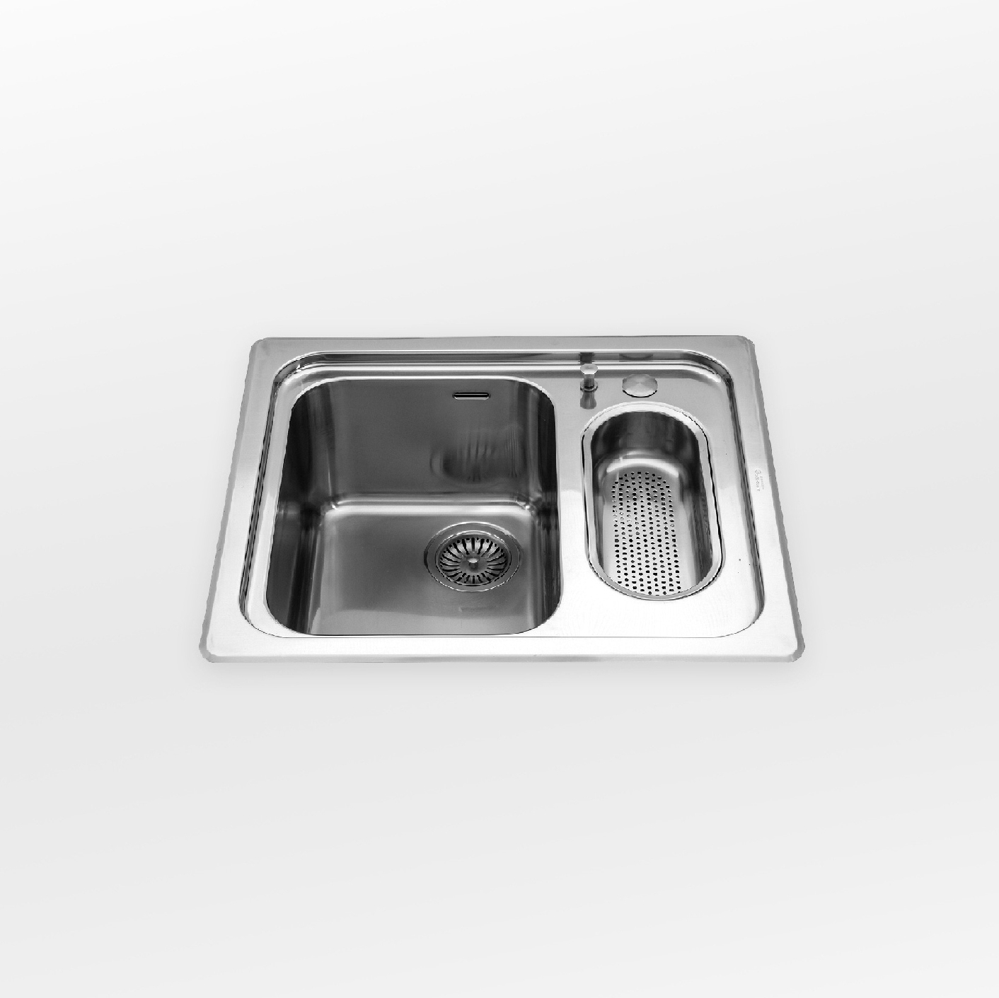 Display product Built-in sinks radius 60 F 559/1V1B from manufacturer ALPES-INOX