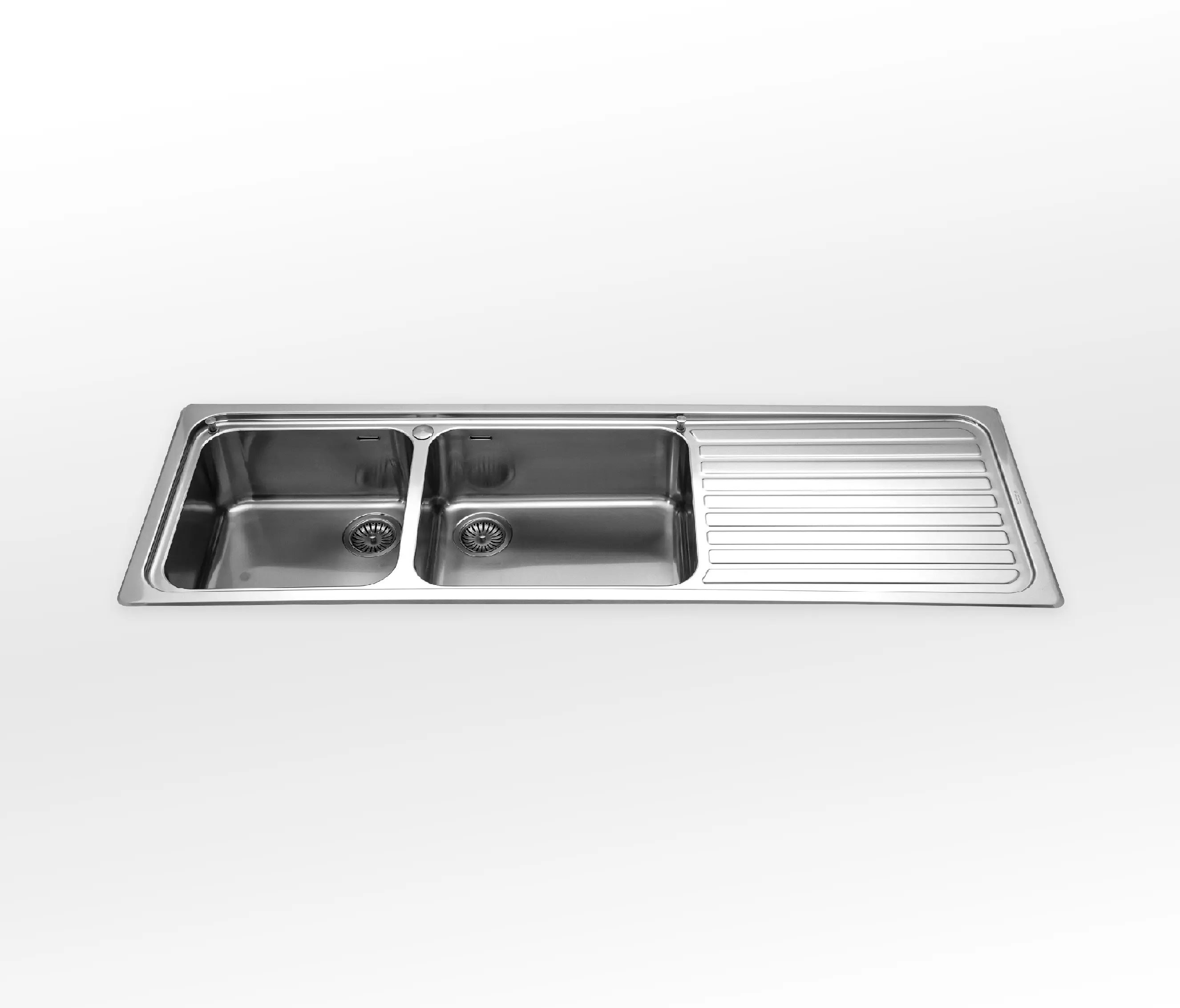 ALPES-INOX - Built-in sinks radius 60 F 5159/2V1S