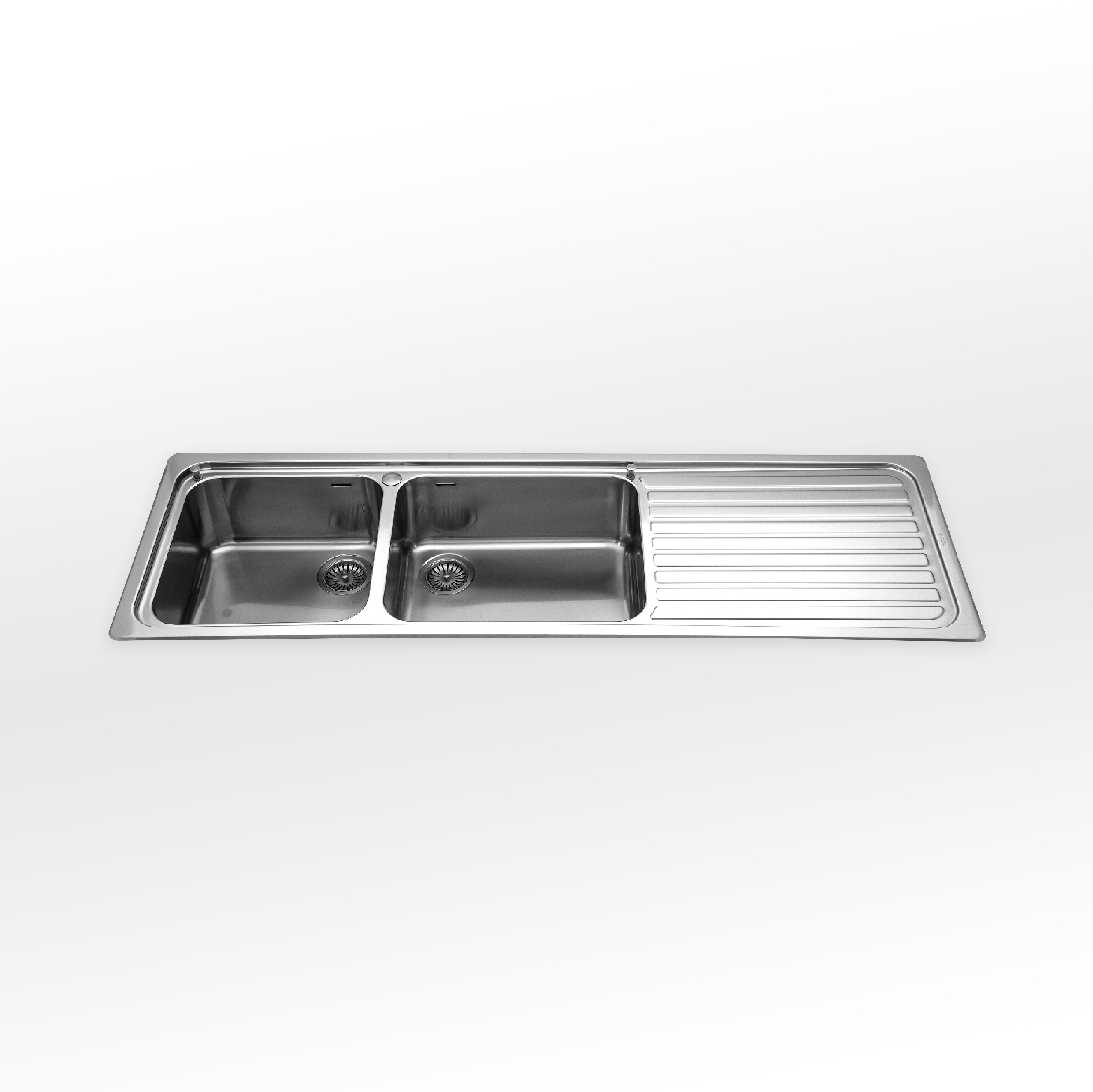 Display product Built-in sinks radius 60 F 5159/2V1S from manufacturer ALPES-INOX