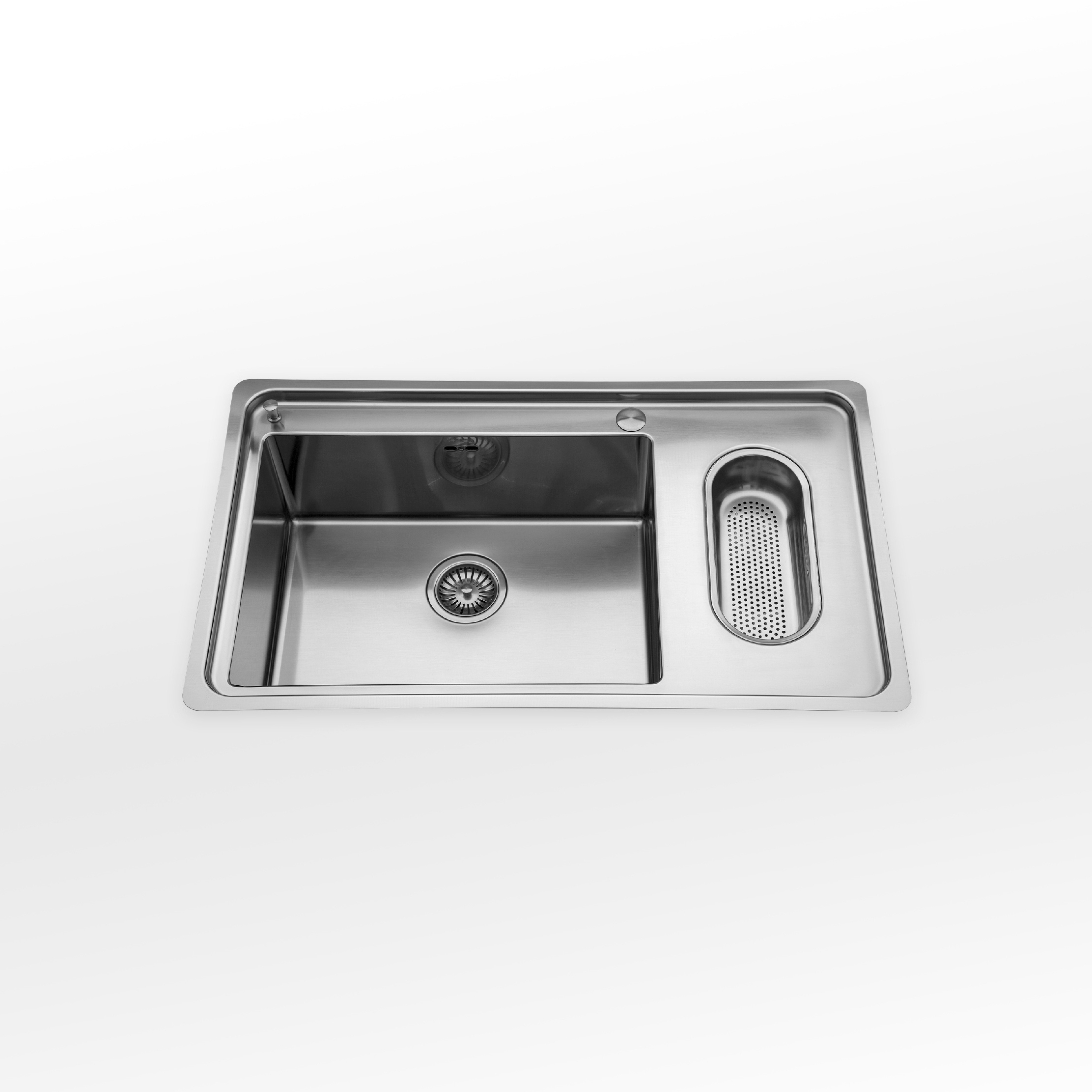 Display product Built-in sinks radius 12 flush LFPS 587/1V1B from manufacturer ALPES-INOX