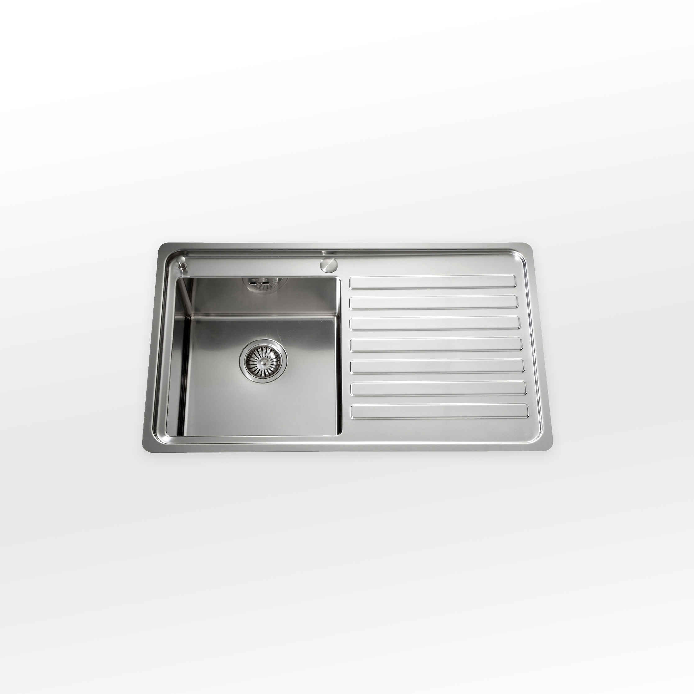 Display product Built-in sinks radius 12 flush LFPS 587/1V1S from manufacturer ALPES-INOX