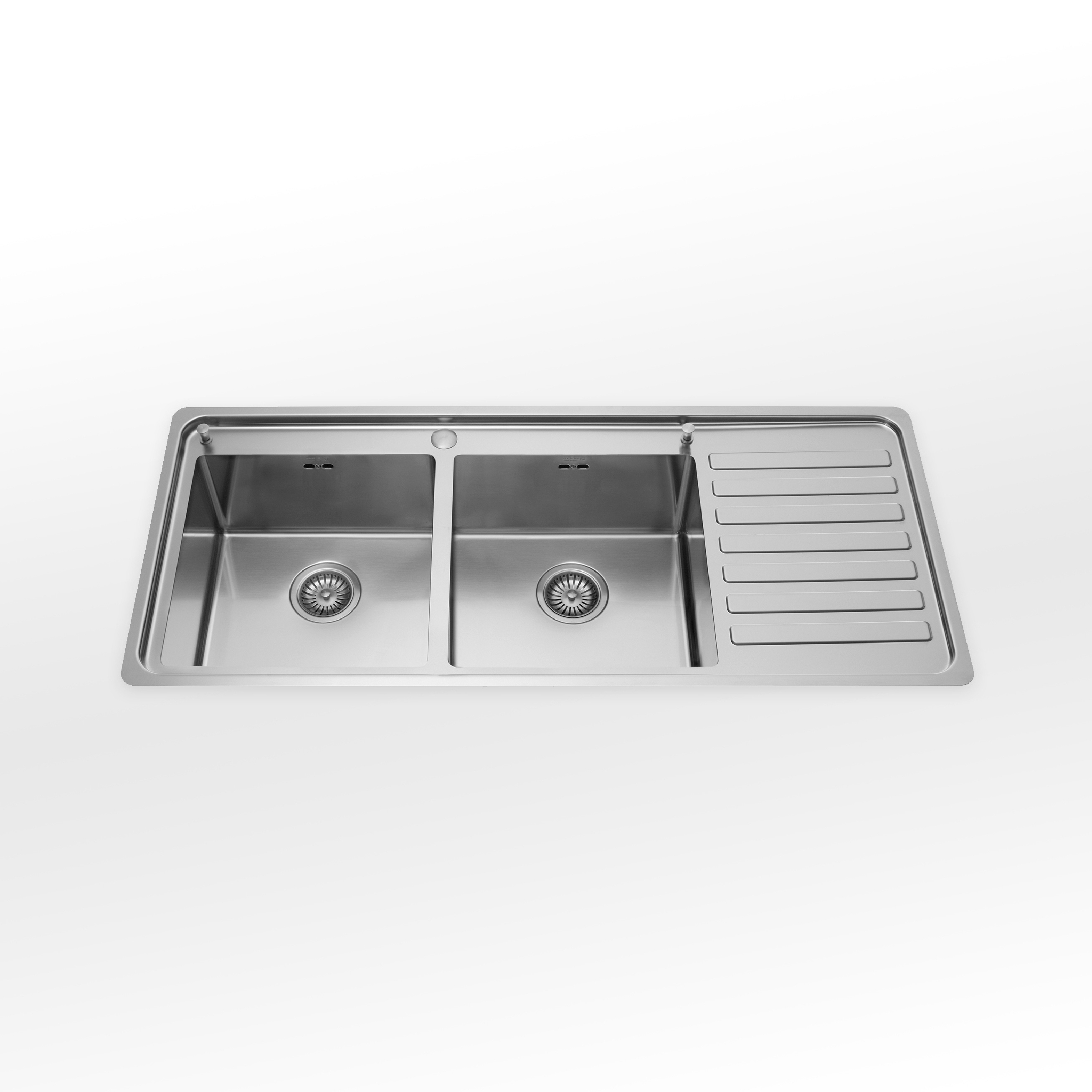 Display product Built-in sinks radius 12 depth 51 LFRS 5117/2V1S from manufacturer ALPES-INOX