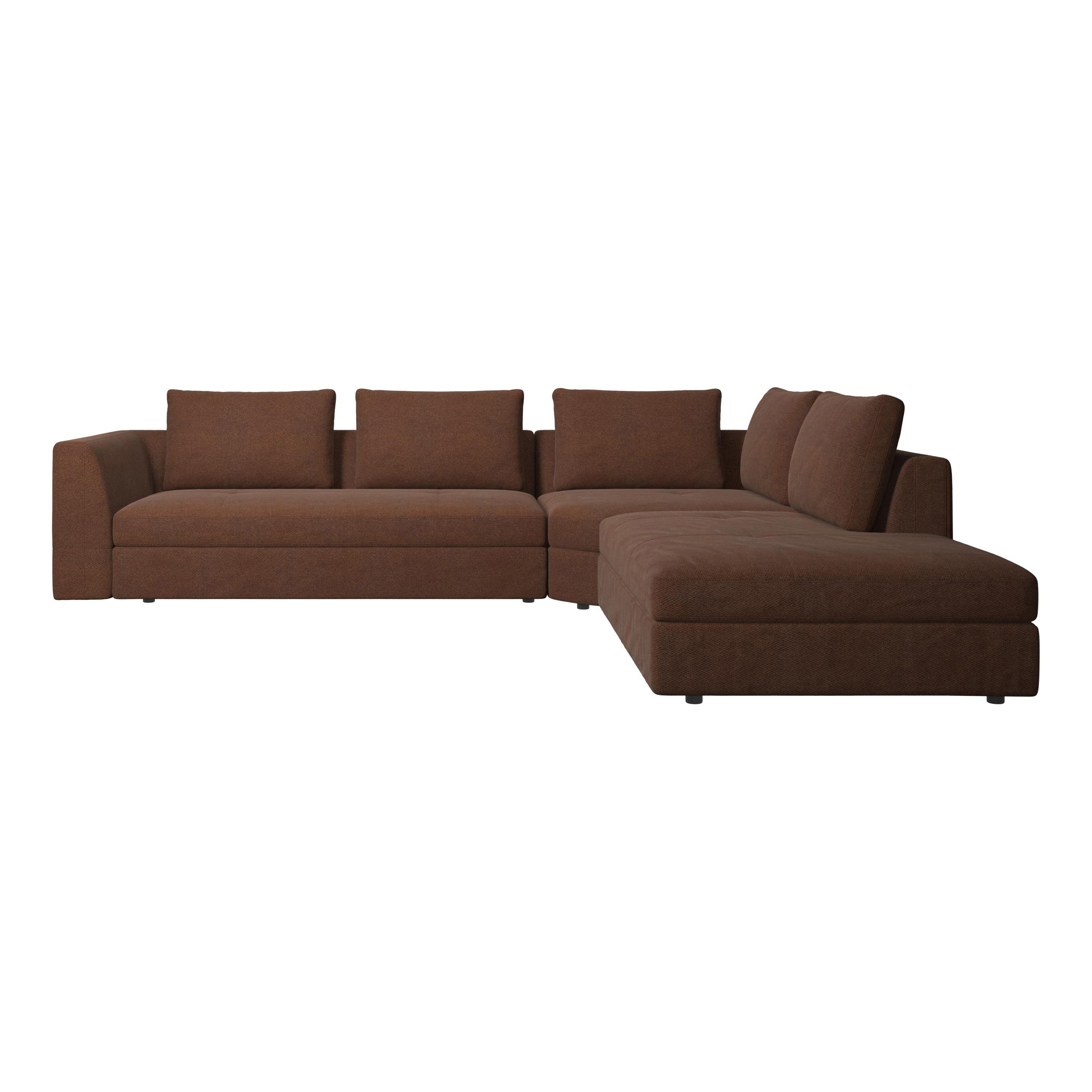 Vertoon produk Bergamo lounge plus pouf van vervaardiger BoConcept