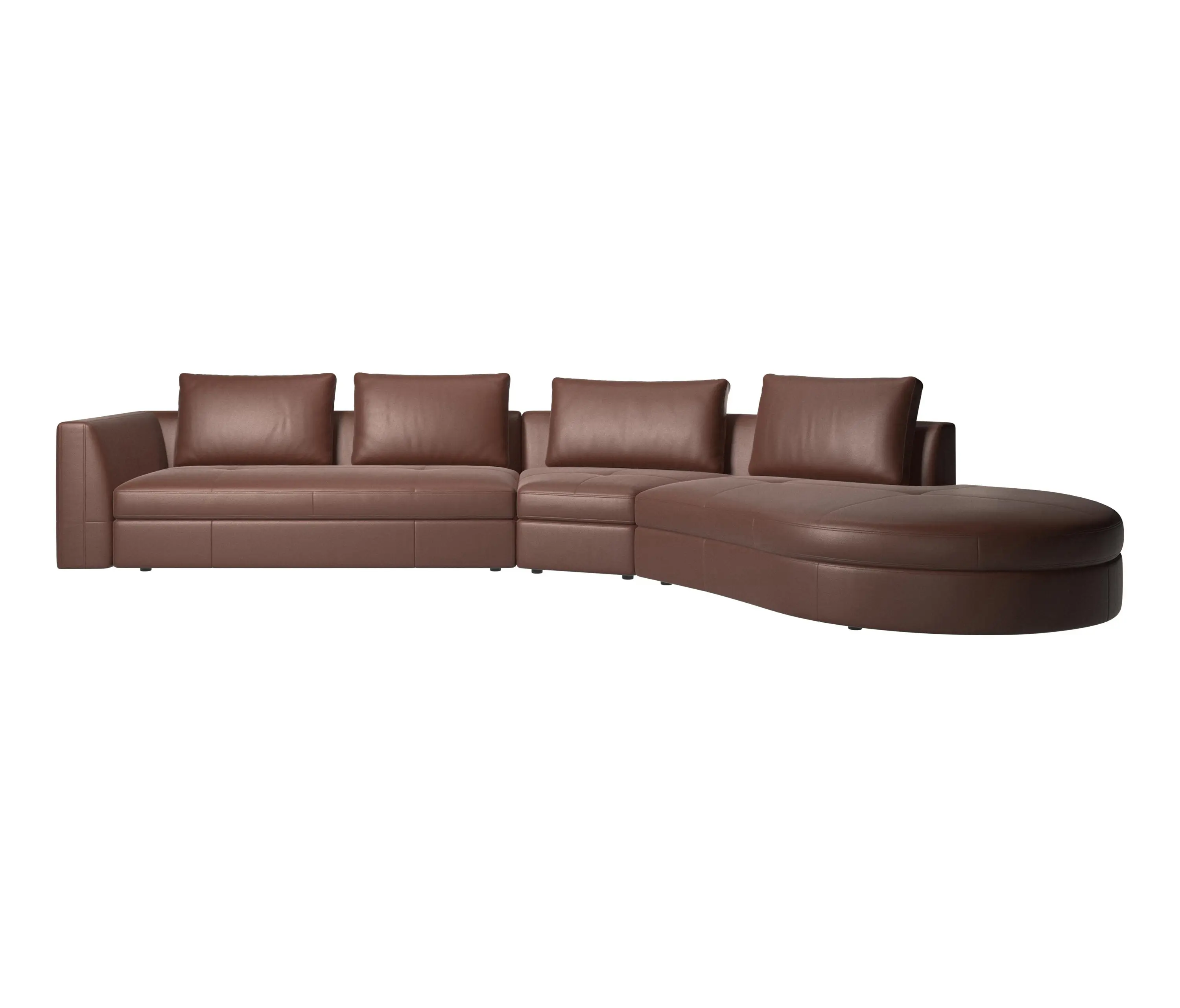 BoConcept - Bergamo sofa with round lounging unit