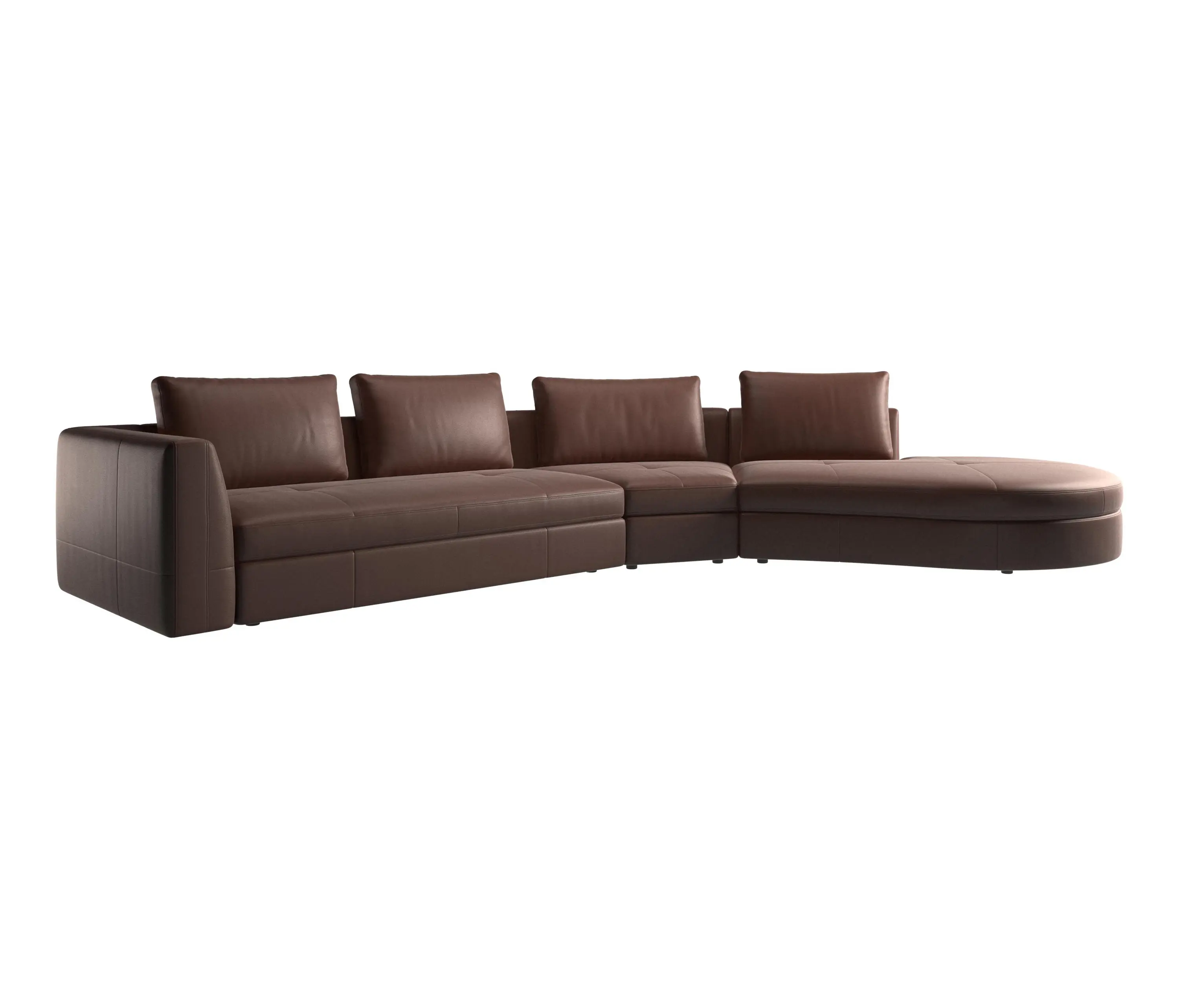 BoConcept - Bergamo sofa with round lounging unit