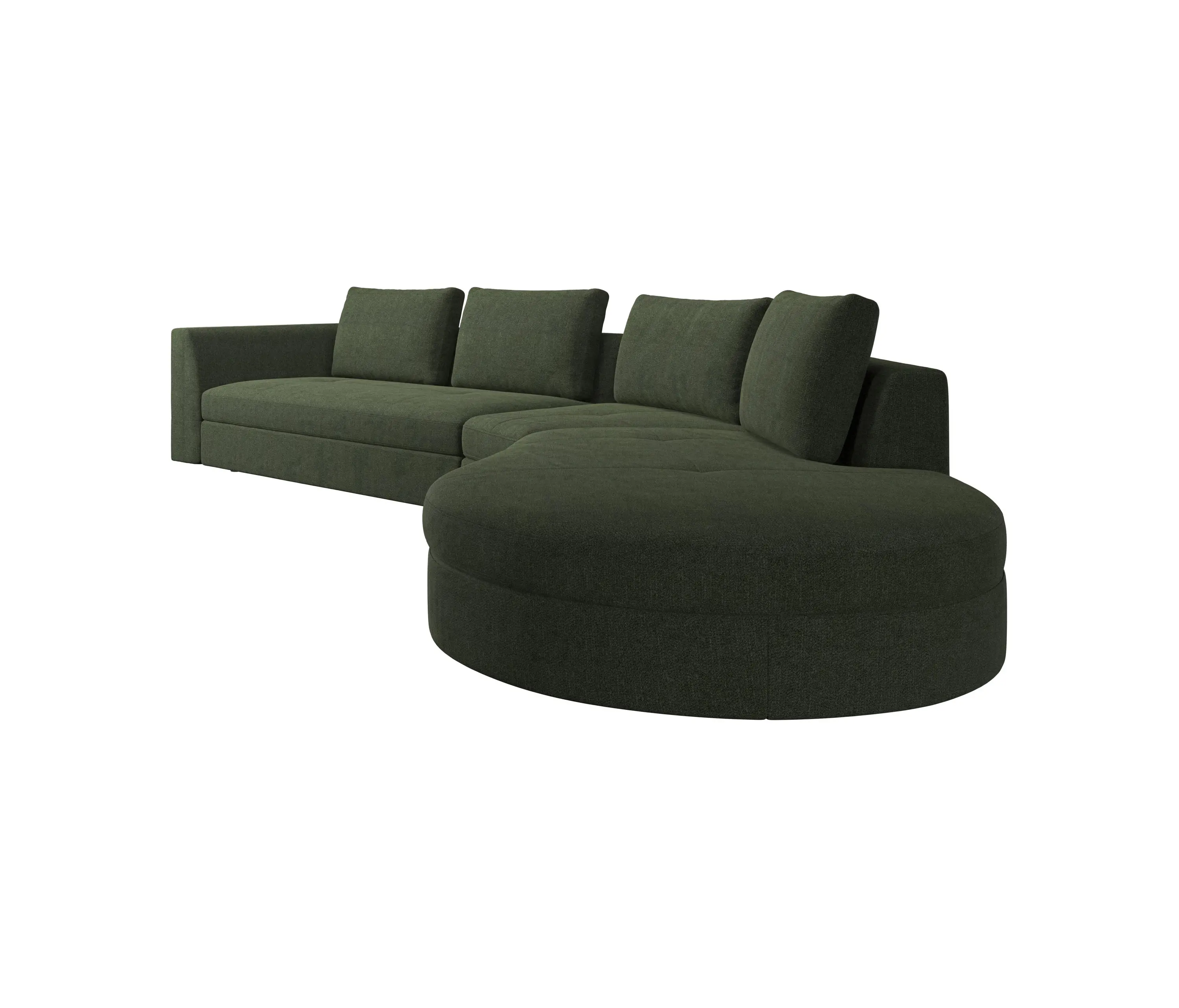 BoConcept - Bergamo sofa with round lounging unit