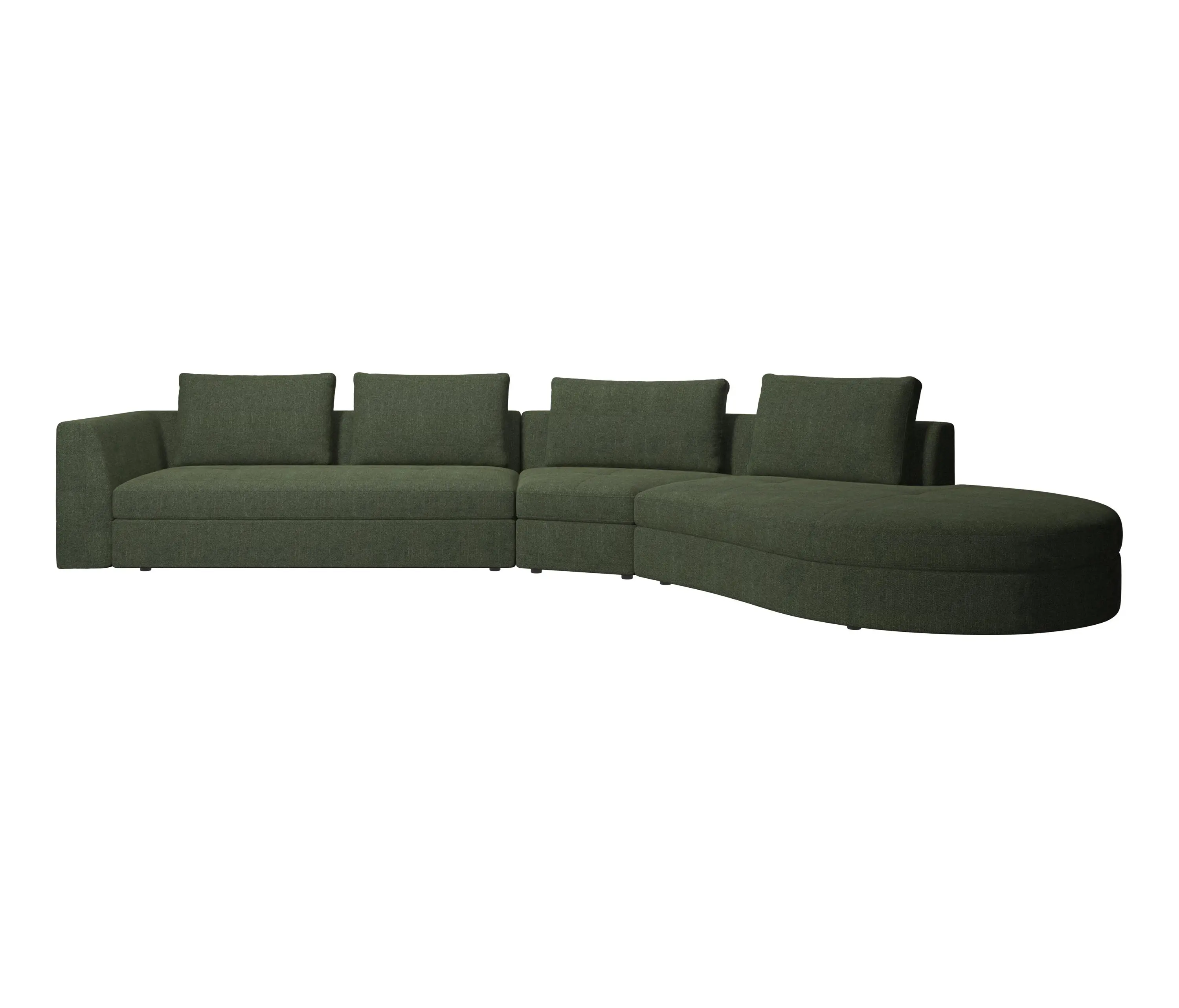 BoConcept - Bergamo sofa with round lounging unit