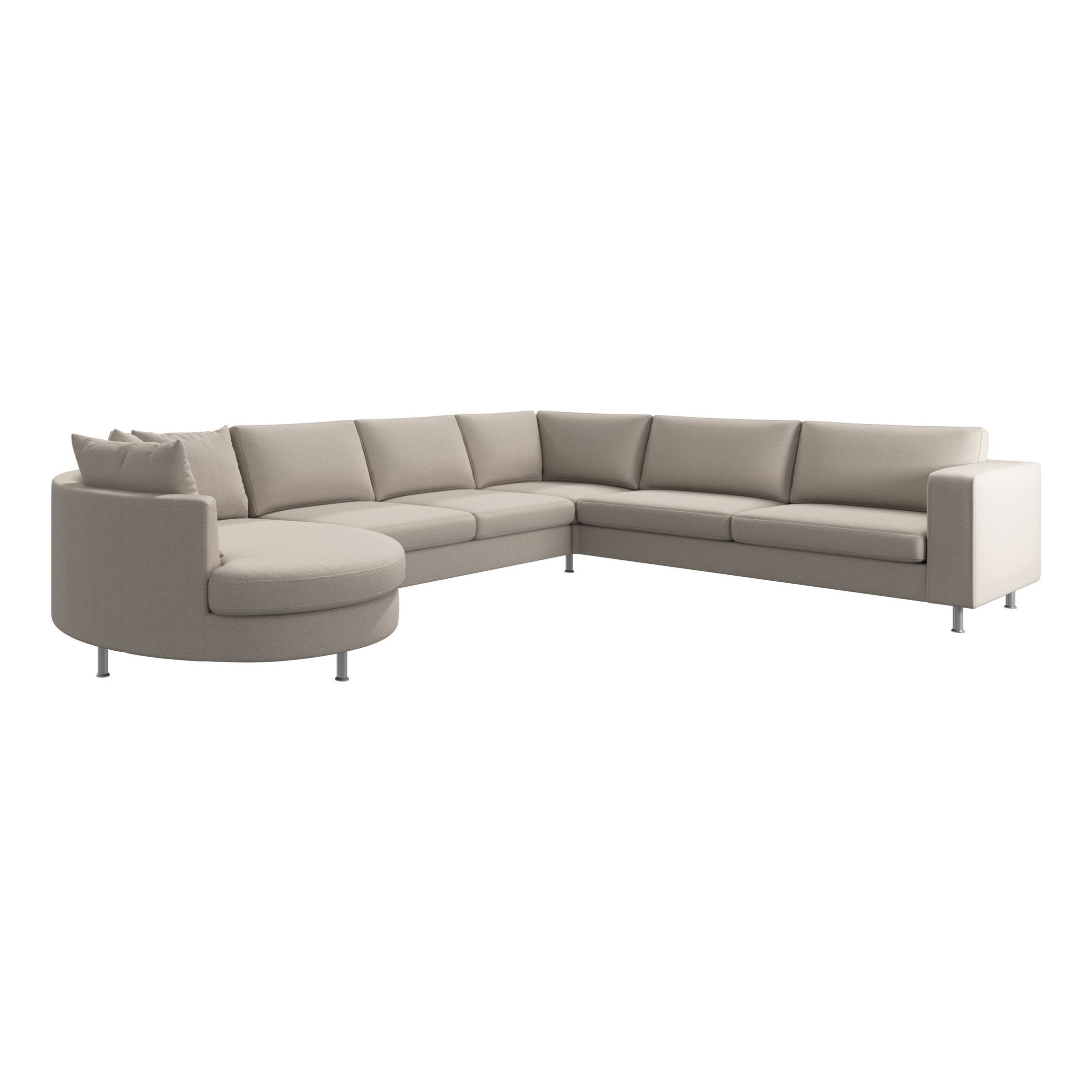 Produkt Indivi ecksofa mit rundem loungemodul SS33 des Herstellers BoConcept anzeigen