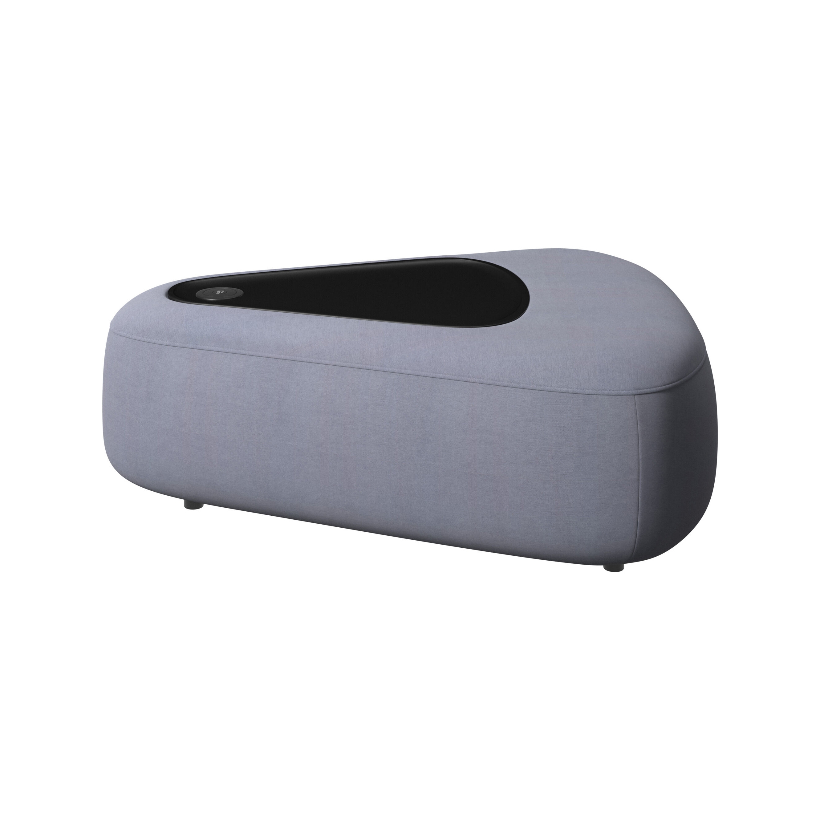 Vertoon produk Ottawa triangular pouffe with shelf 0210 van vervaardiger BoConcept