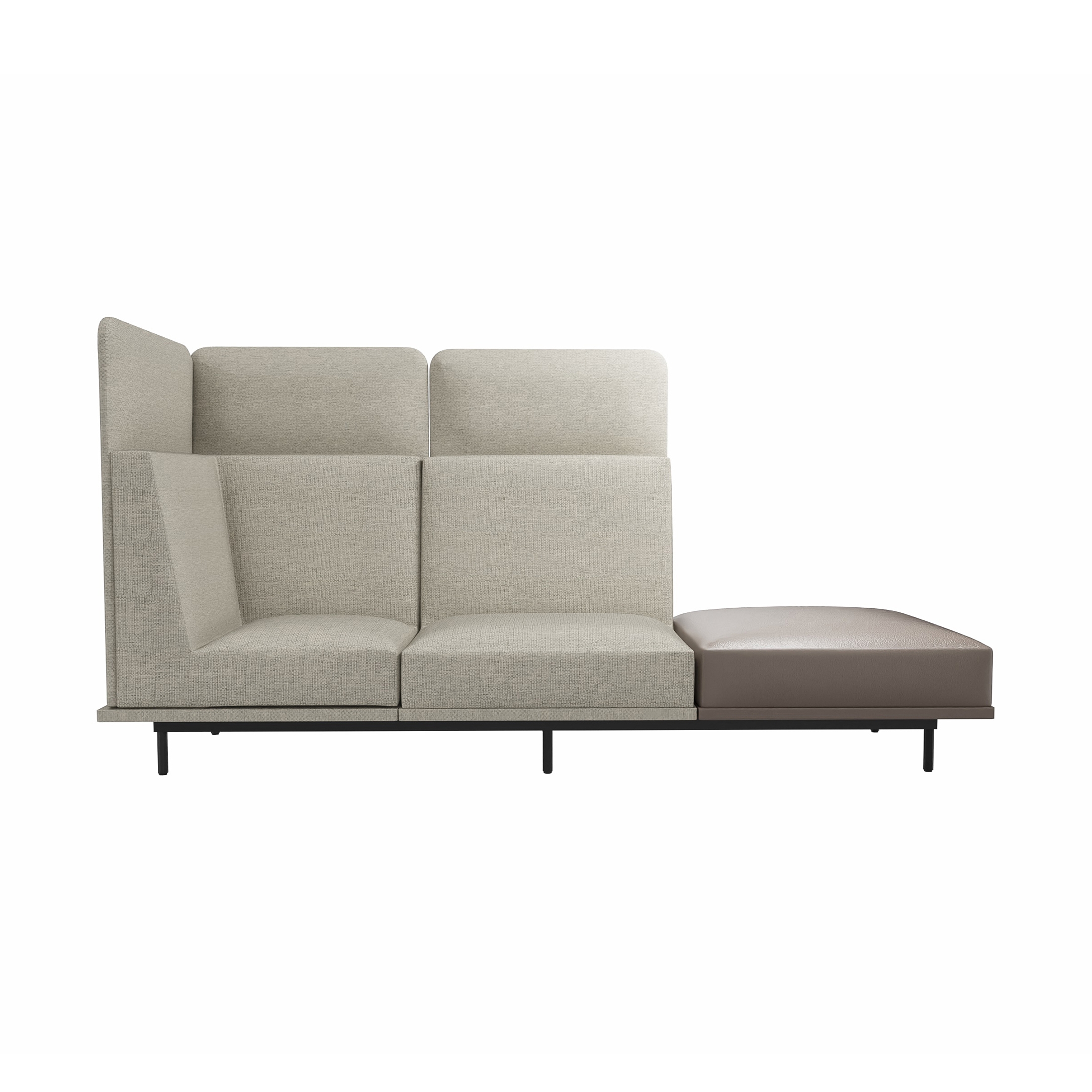 Vertoon produk Toulouse 2 seater with pouf van vervaardiger BoConcept
