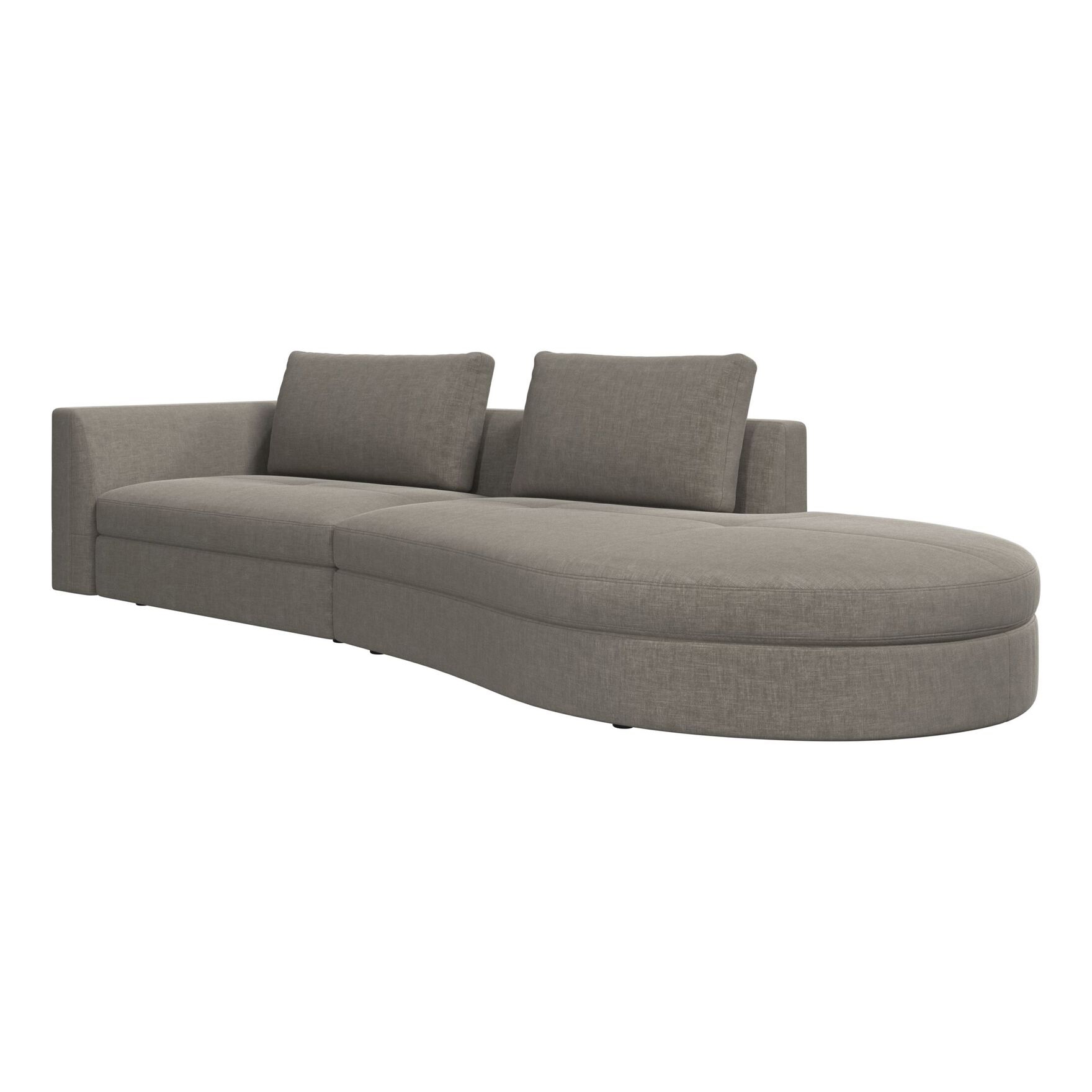 Produkt Bergamo sofa with round lounging unit des Herstellers BoConcept anzeigen