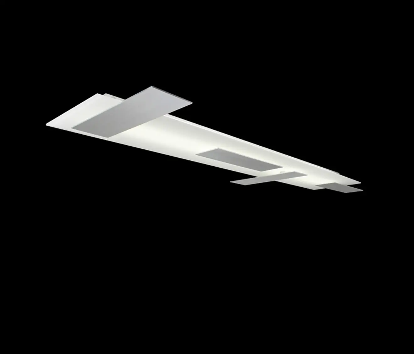 The American Glass Light Company - Stretch Long Flush Mount