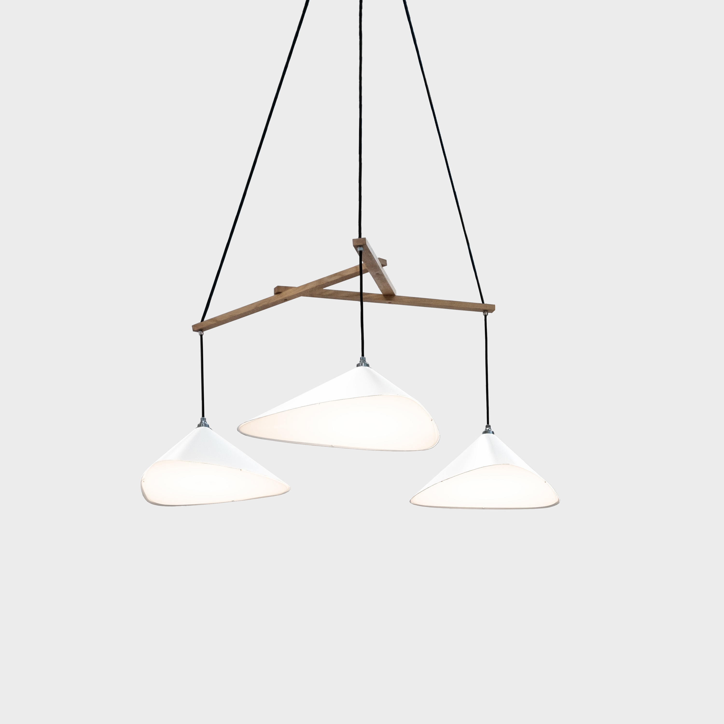 Emily Group of Three semi-matte white