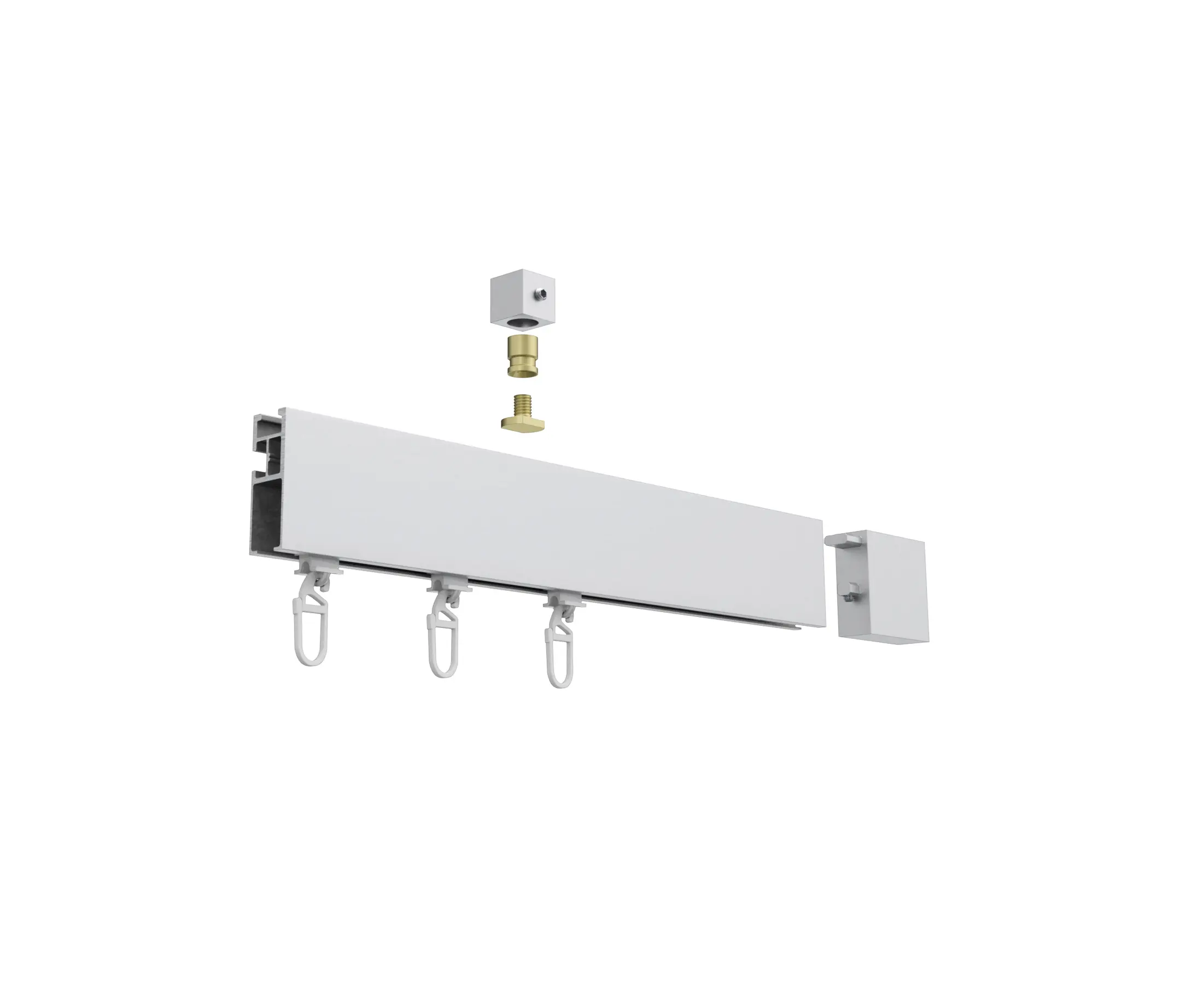 Büsche - Tecdor rectangular rails 40x15 mm | Nota
