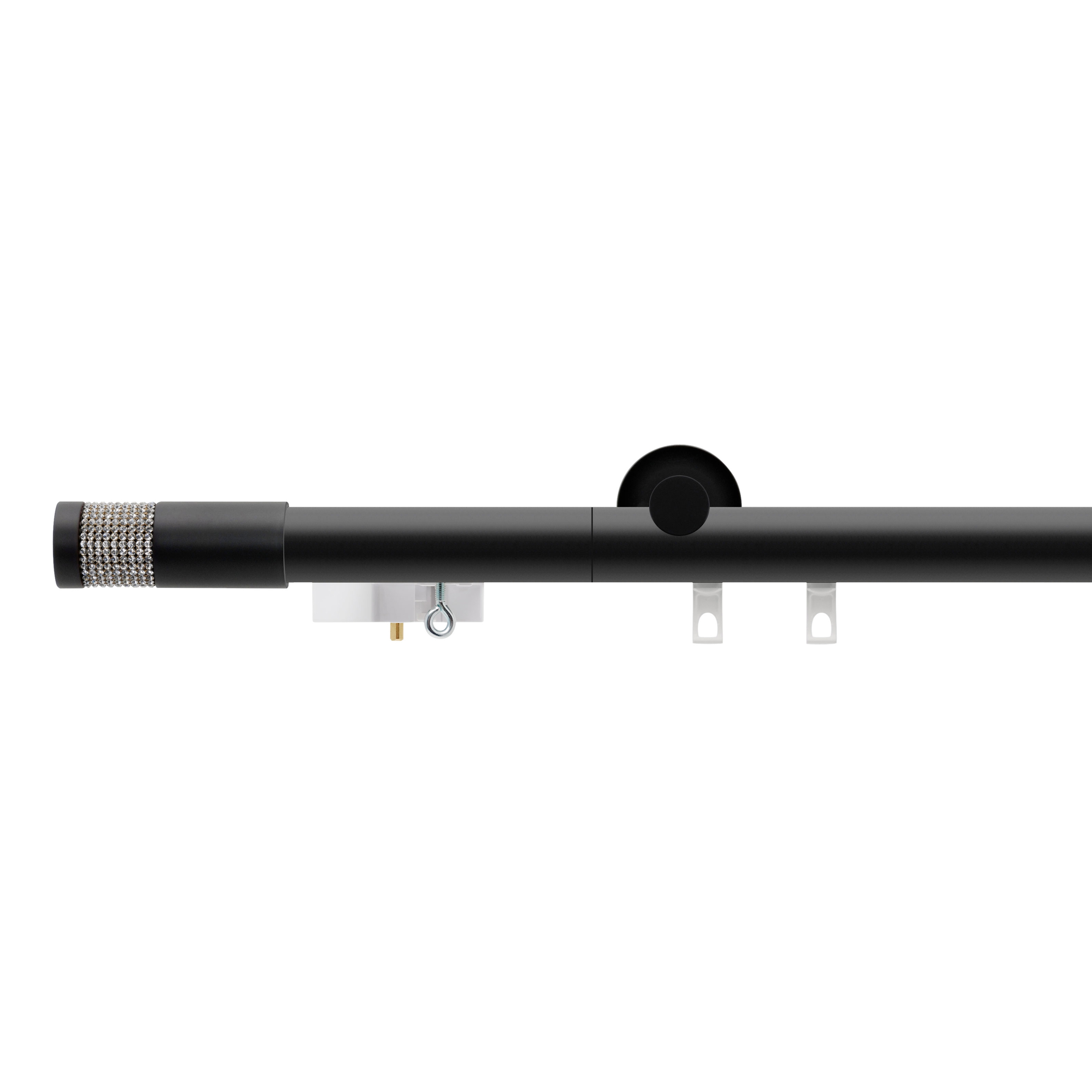 Afficher le produit Tecdor motorized pole sets 28 mm | motorized pole set with finial Lago du fabricant Büsche