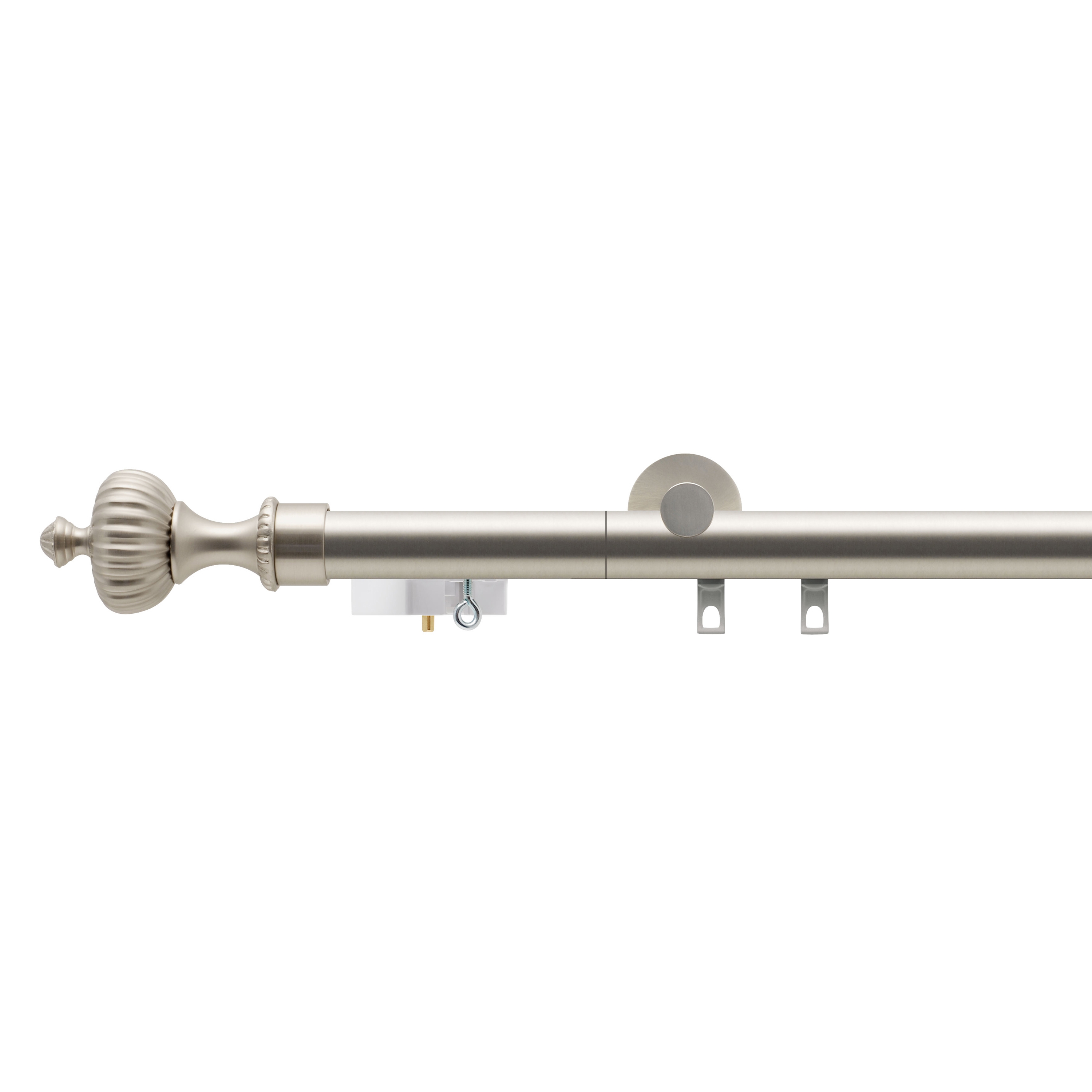 Display product Tecdor motorized pole sets 28 mm | motorized pole set with finial Roma from manufacturer Büsche