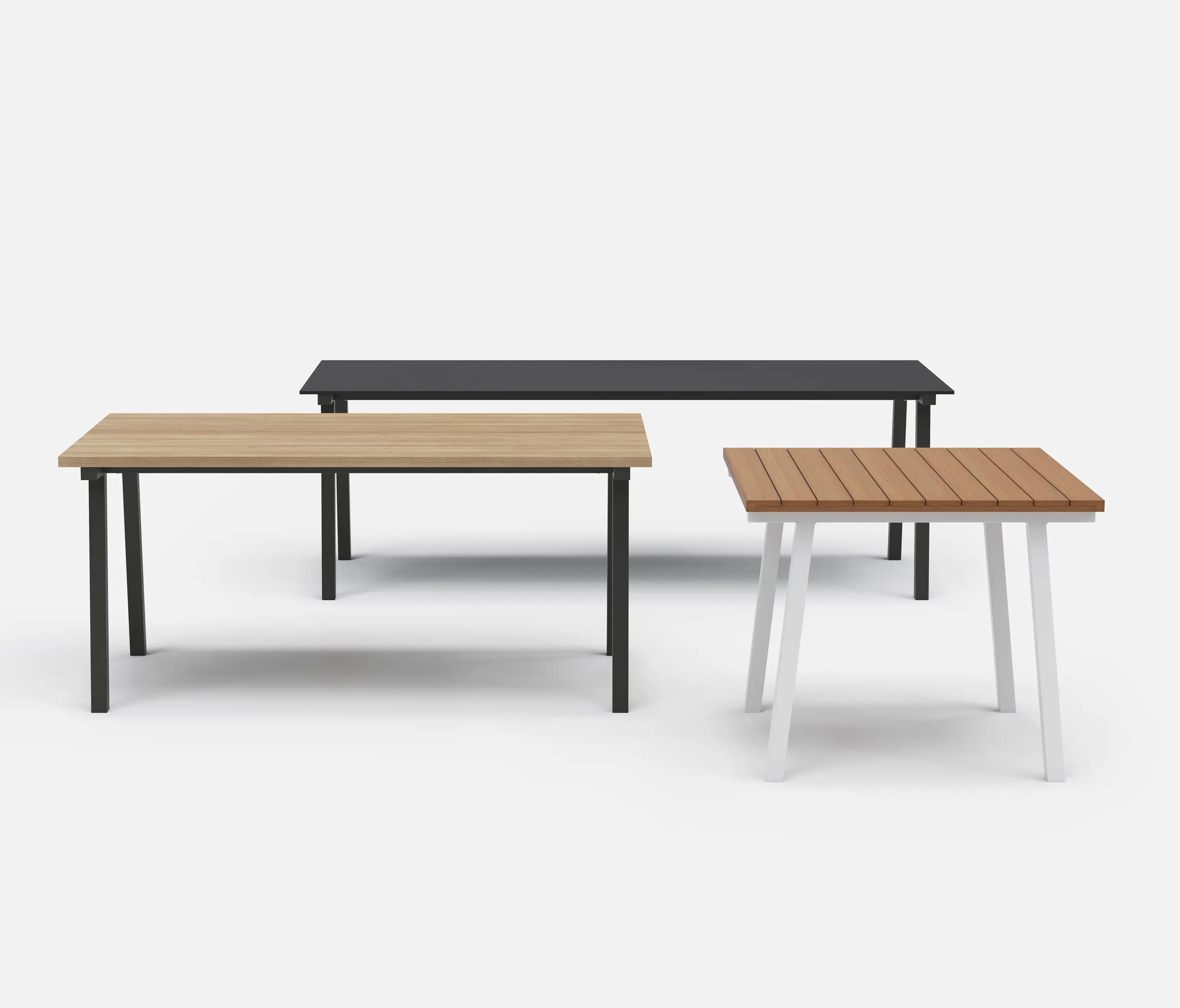 VUUE - Mornington Table A with Oak Veneer Top