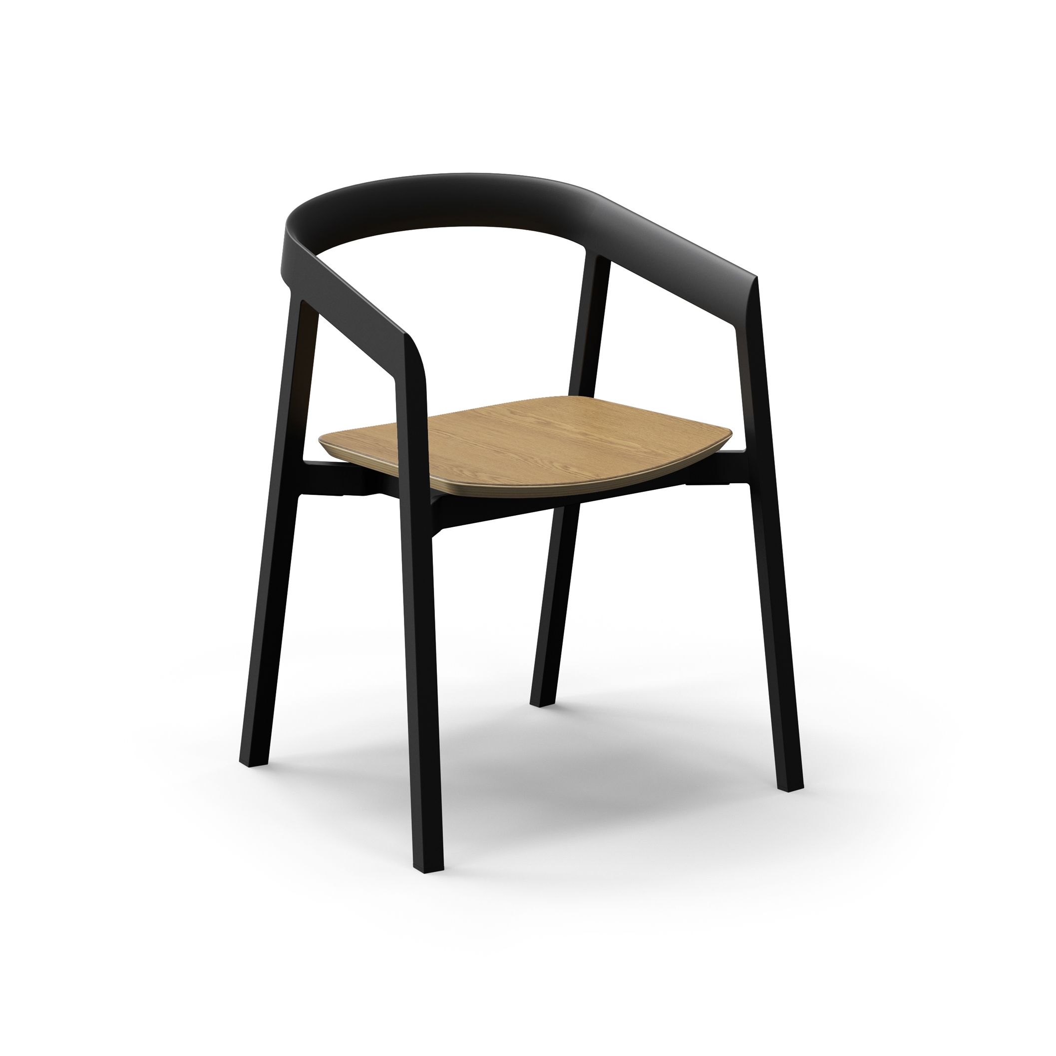 Mornington Dining Chair with Oak Veneer Plywood Seat
