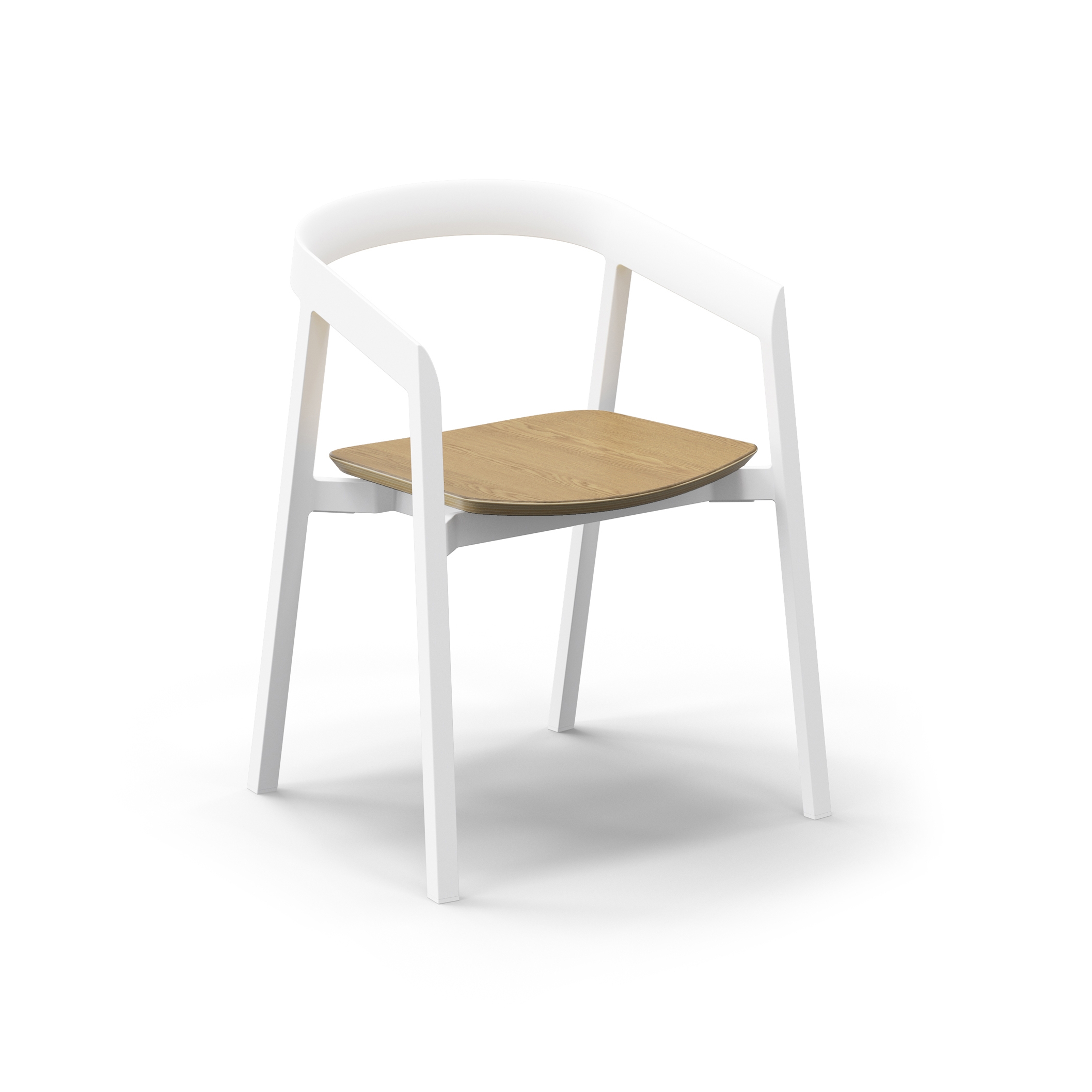 Display product Mornington Dining Chair with Oak Veneer Plywood Seat from manufacturer VUUE
