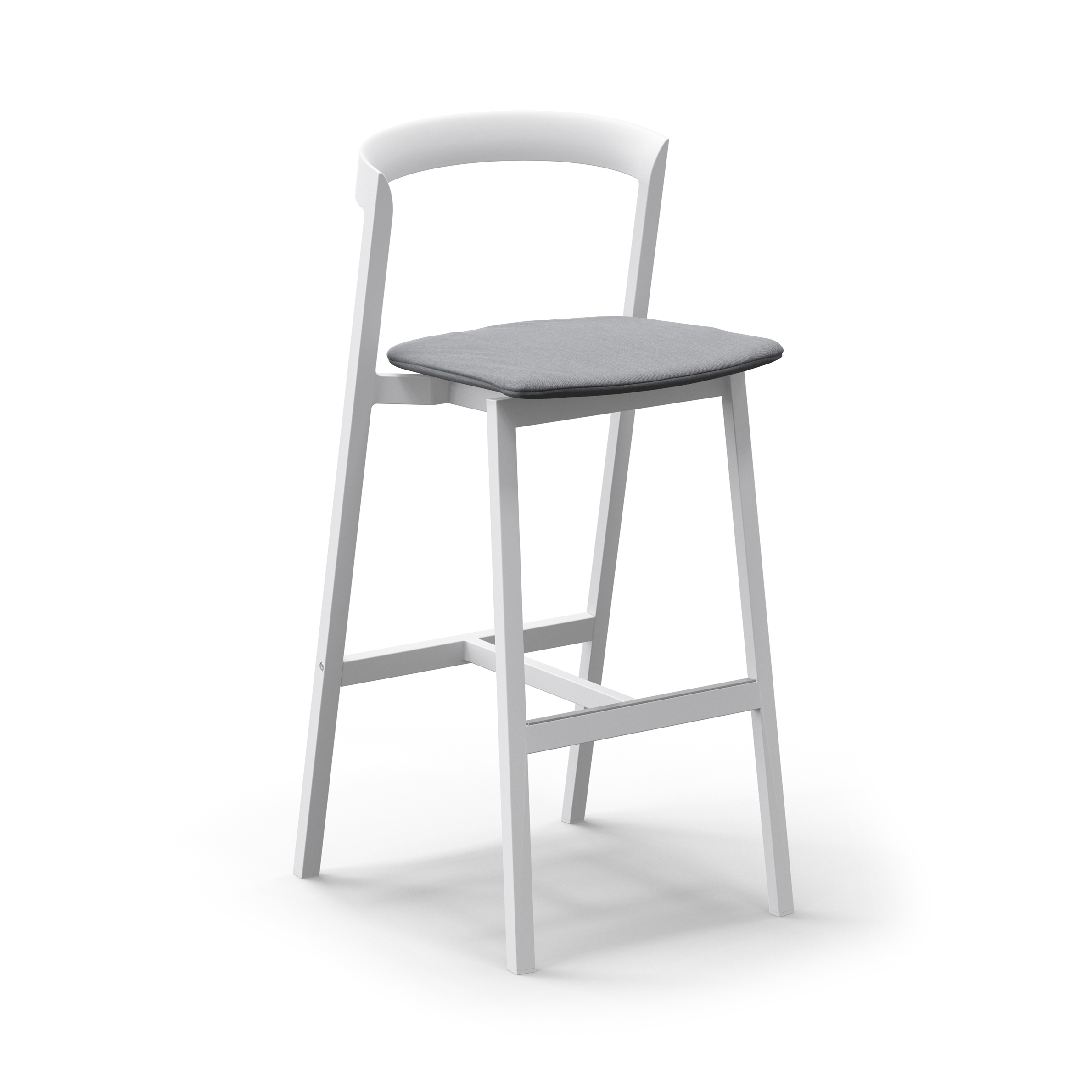 Mornington Bar Stool with Aluminium Seat and Cushion