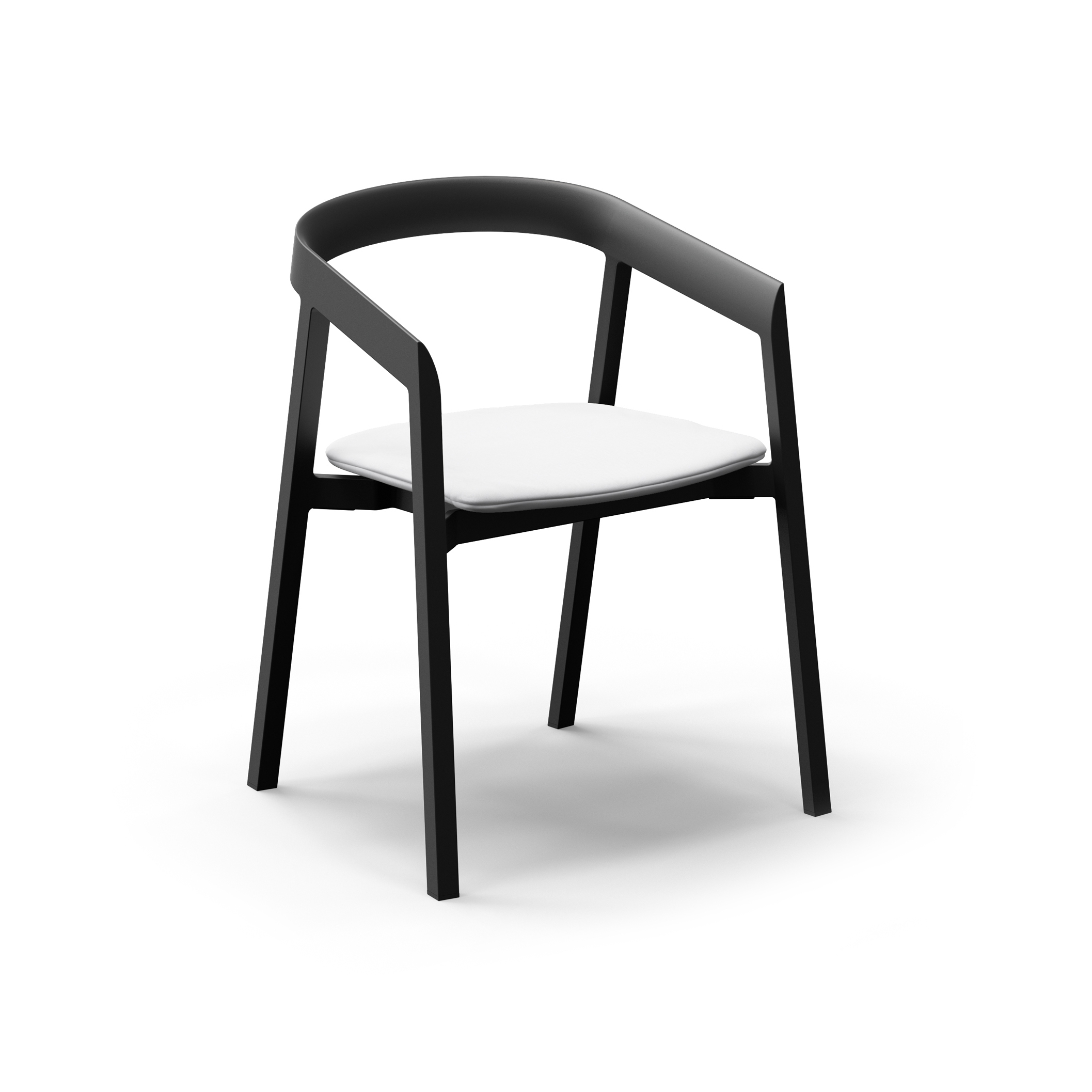 Mornington Dining Chair with Aluminium Seat and Cushion