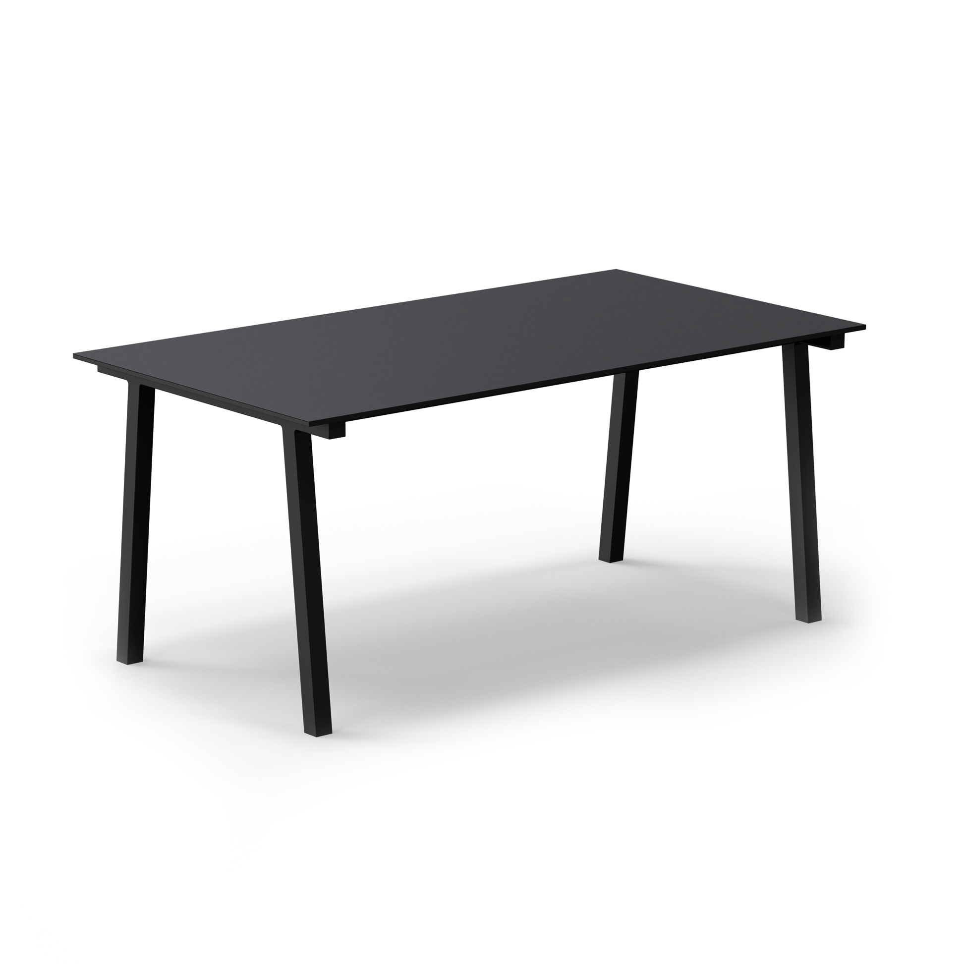 Display product Mornington Table B with Black Compact Panel Top from manufacturer VUUE