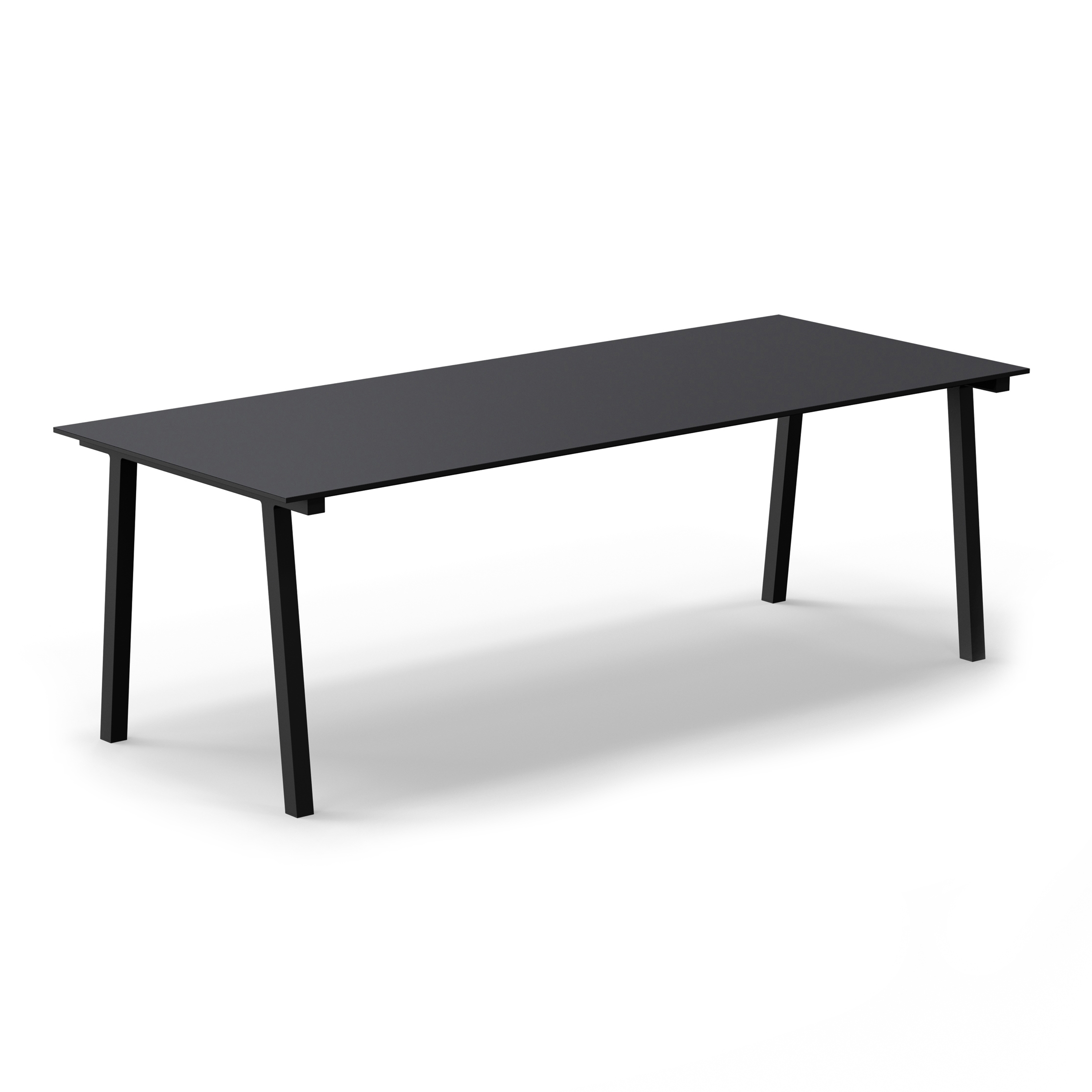 Display product Mornington Table C with Black Compact Panel Top from manufacturer VUUE
