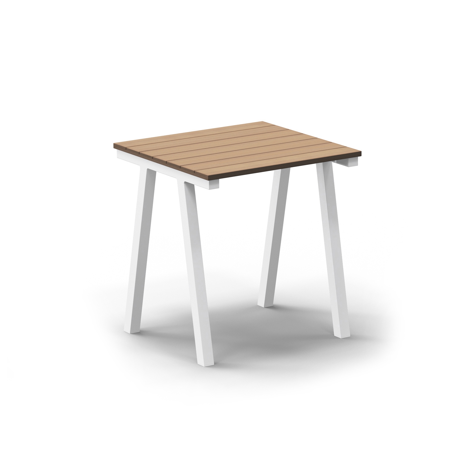 Display product Mornington Table D Natural Slatted Solid Teak Top from manufacturer VUUE