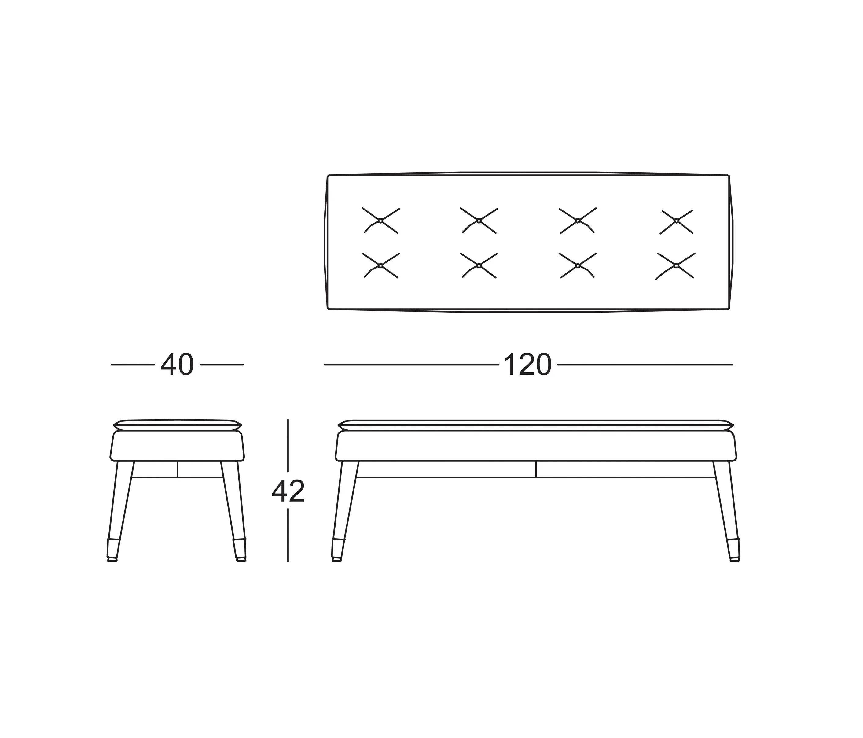 black tie - Olivia Bench