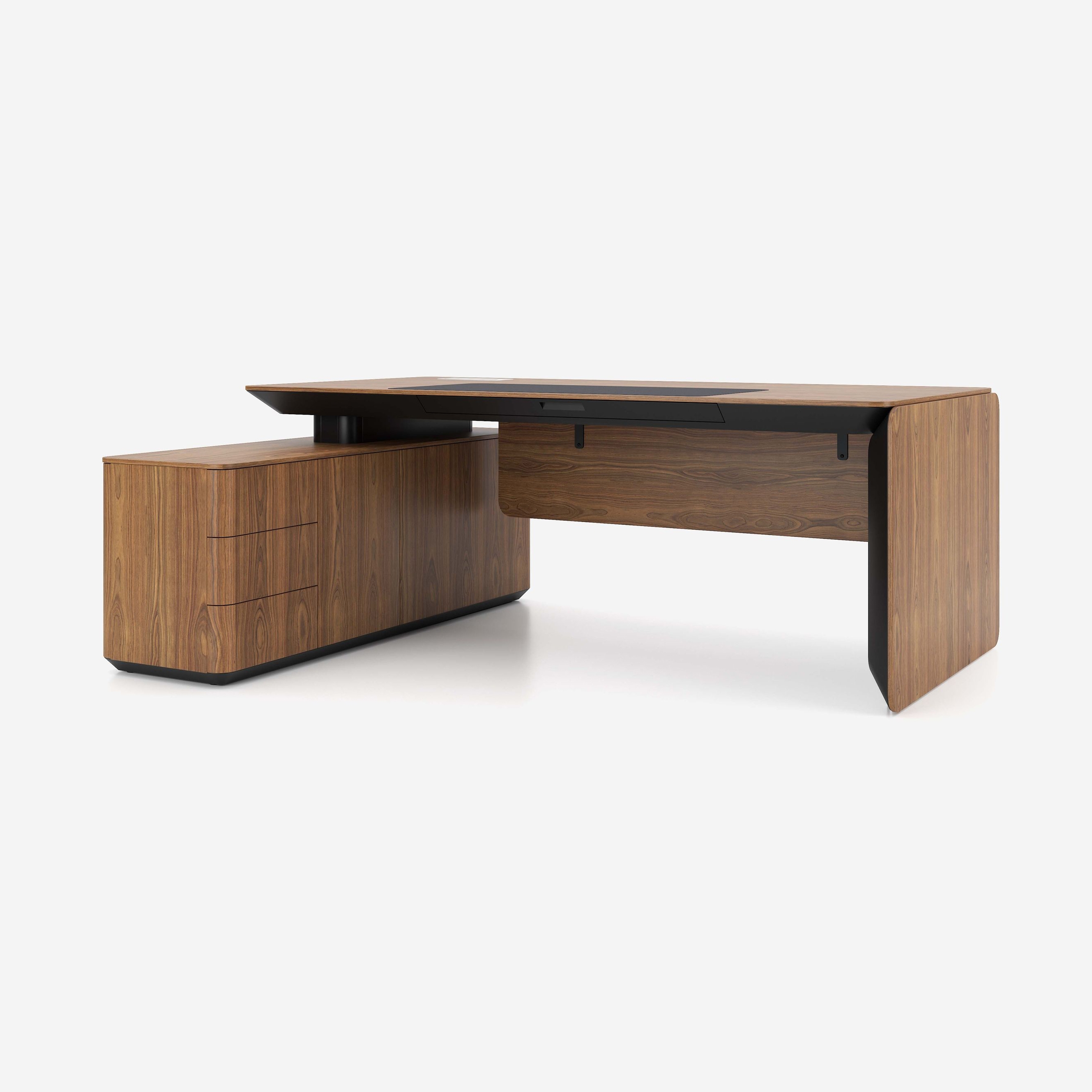Mostrar el producto eRange managerial desk with sideboard del fabricante Nowy Styl