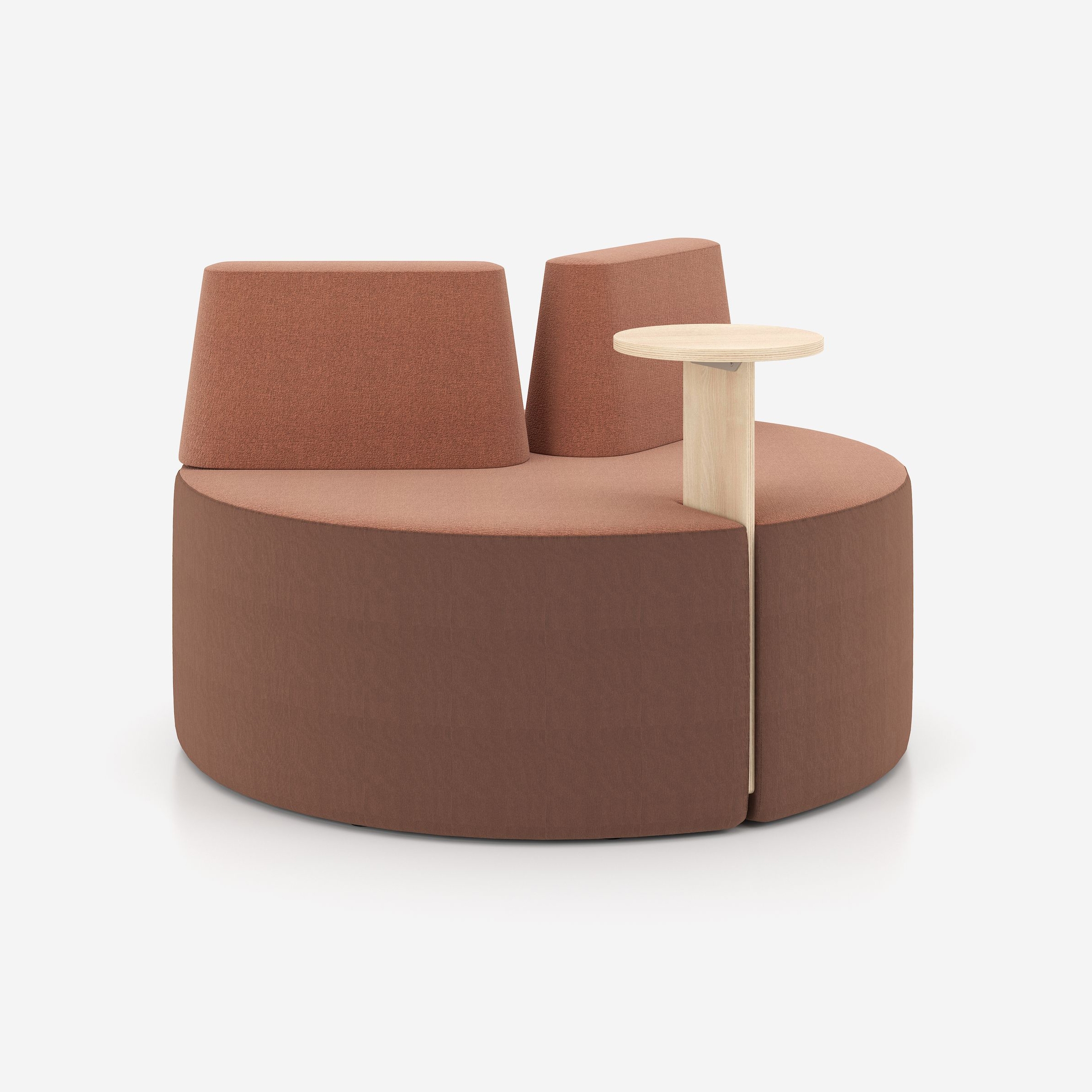 Display product Tri.ply pouffe with backrests from manufacturer Nowy Styl