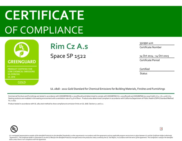Preview image for the file www.rim.cz_r_files_83909_content_certifications_DETAIL_certifications_download_Space_Space SP 1522_GREENGUARD Gold Certification