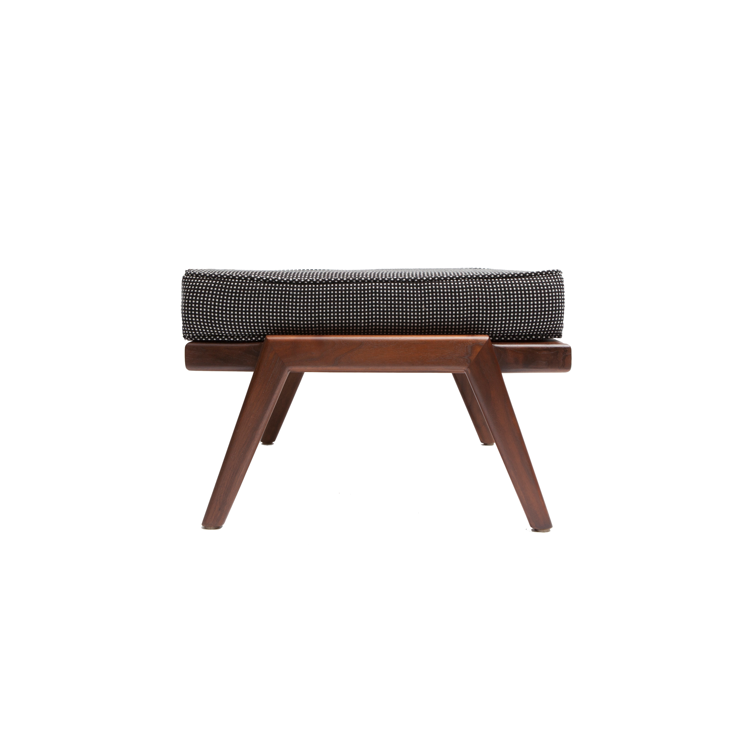 Rail back Ottoman