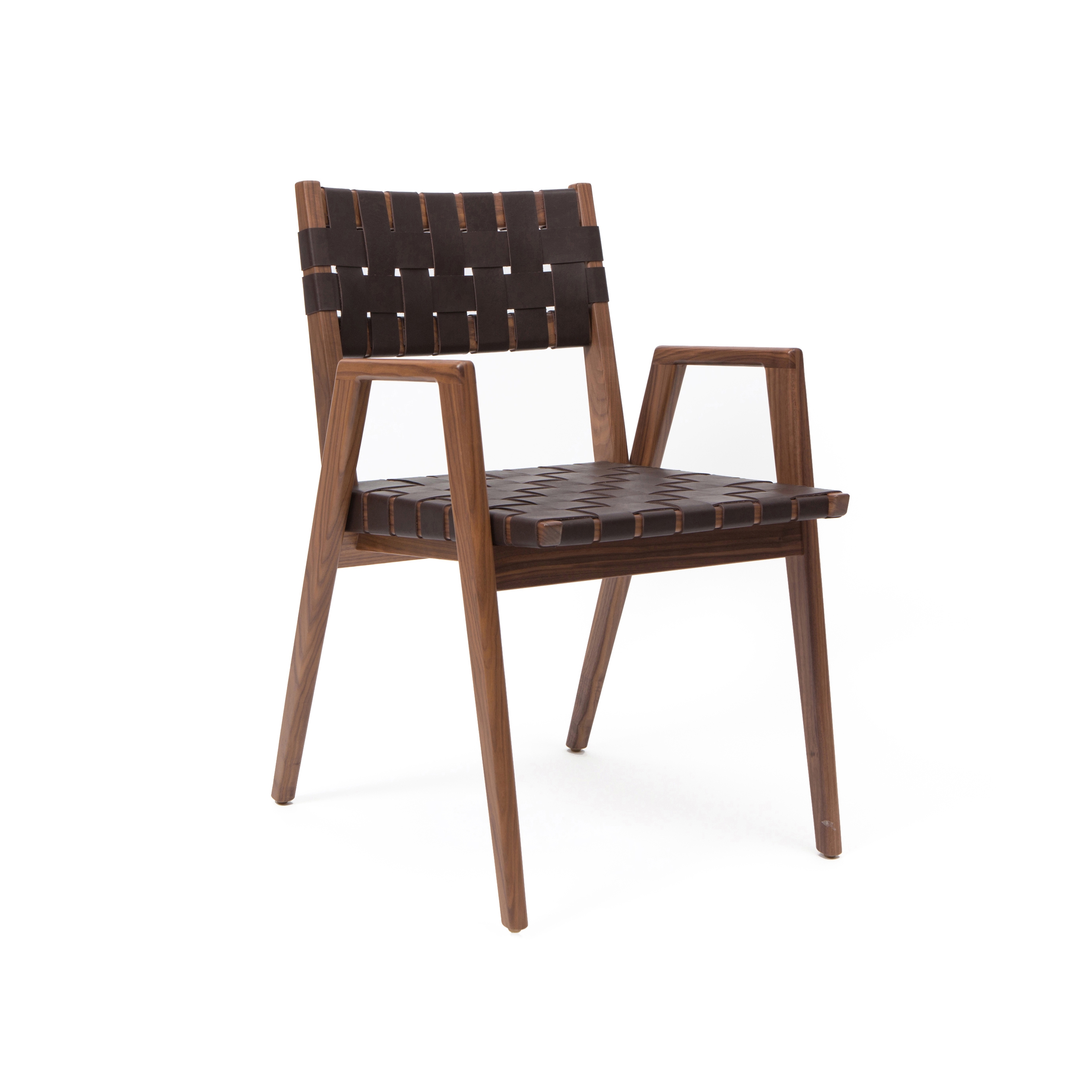 Produkt Woven Leather Dining Arm Chair des Herstellers Smilow Design anzeigen