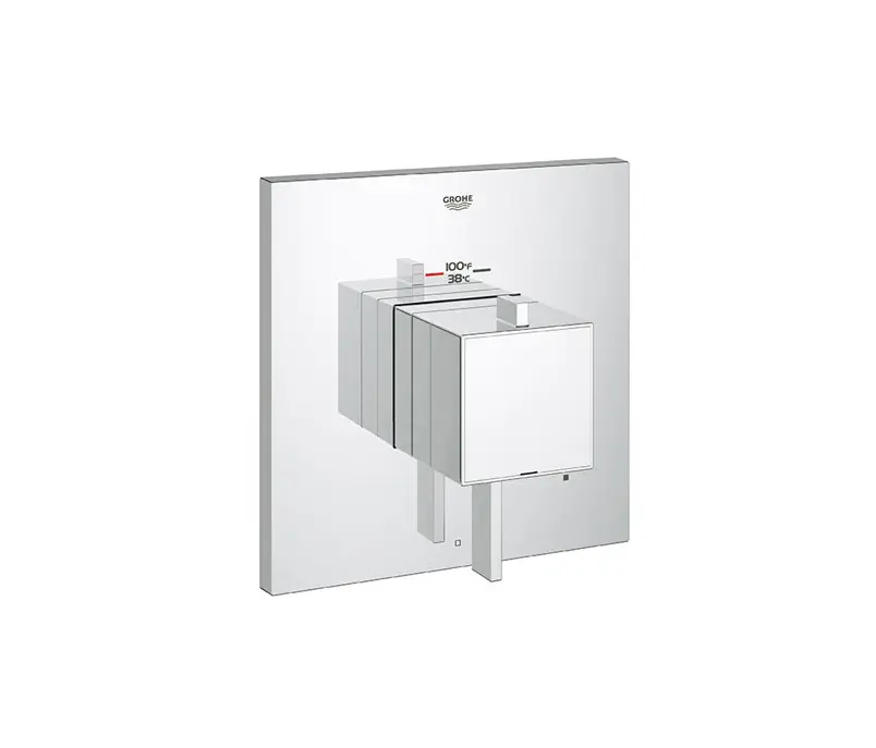 Grohe USA - GrohFlex Cosmo Square Single Function Thermostatic Trim with Control Module