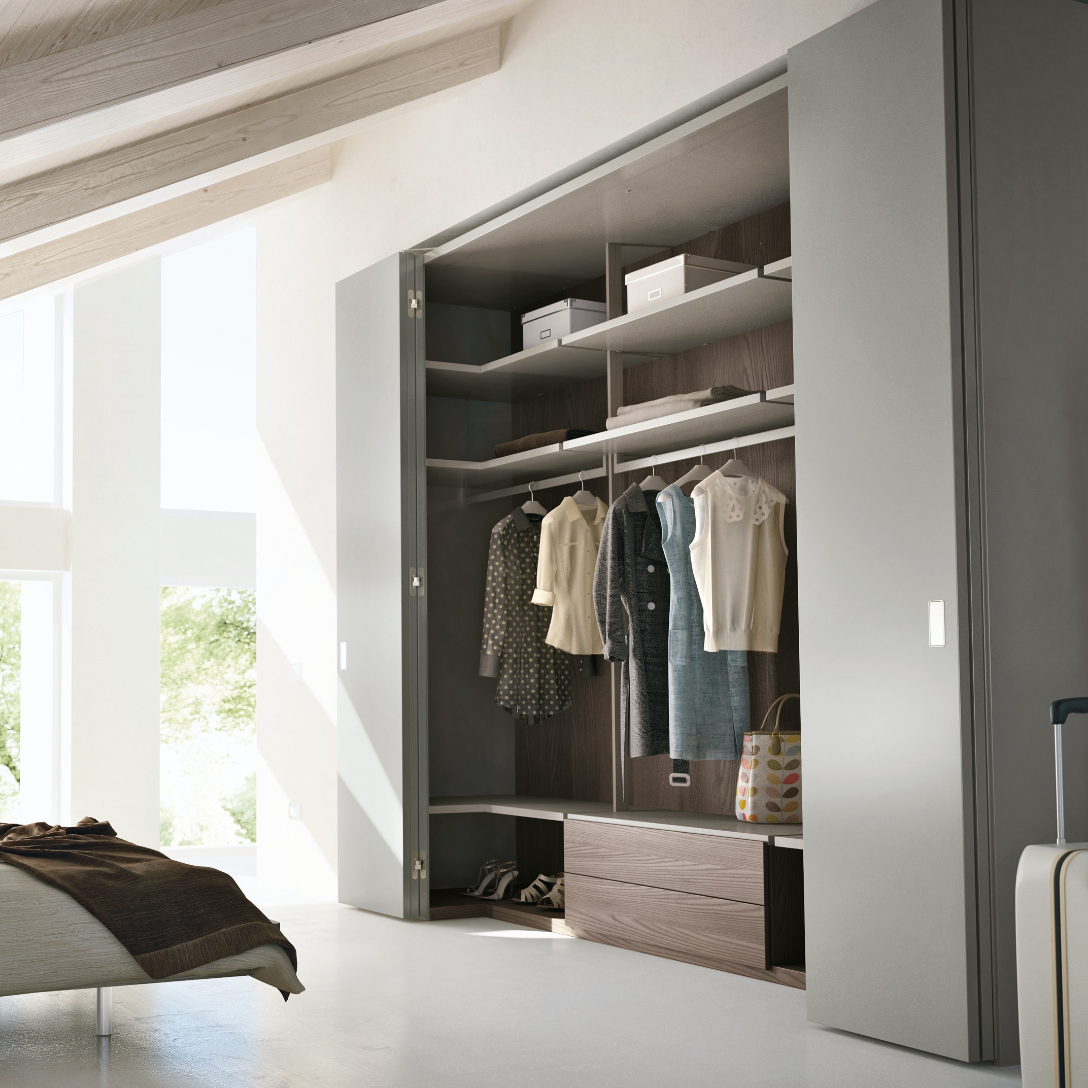 Display product Camerino DB | walk-in wardrobe from manufacturer CACCARO