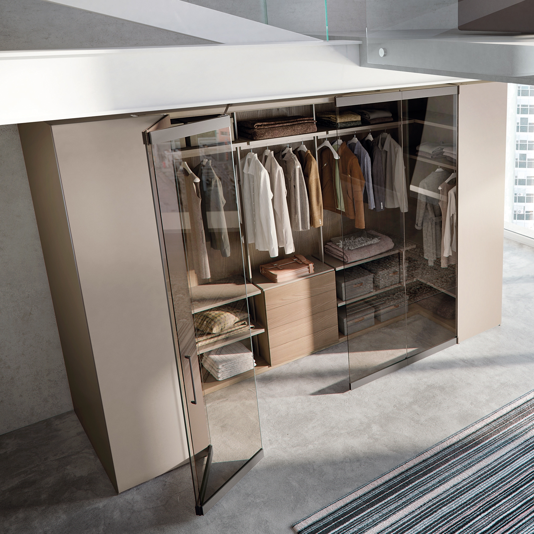 Display product Camerino DB | walk-in wardrobe from manufacturer CACCARO