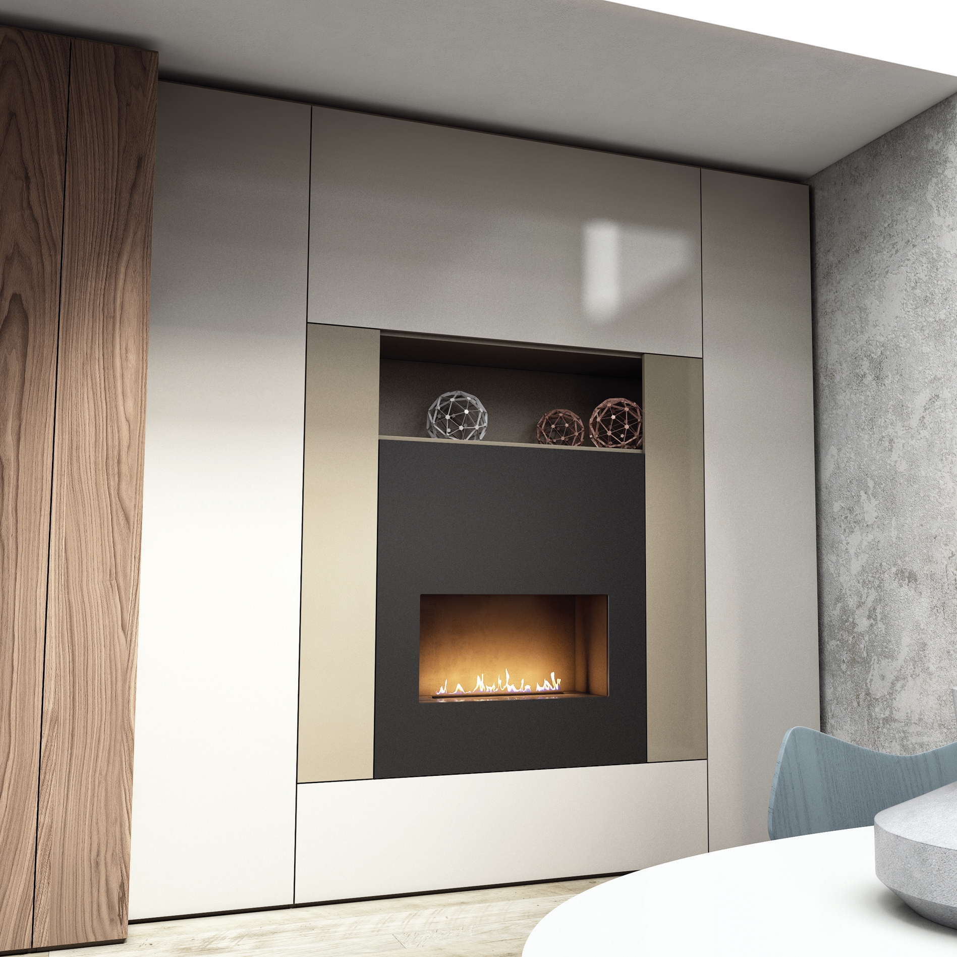 Afficher le produit Roomy | fireplace module du fabricant CACCARO