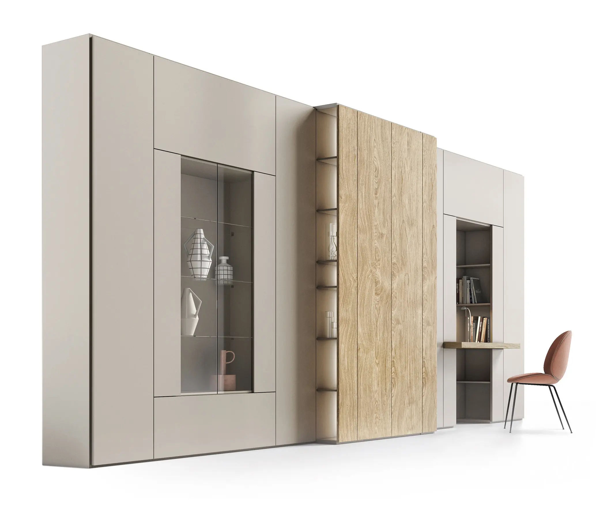 CACCARO - Roomy | showcase + desk module