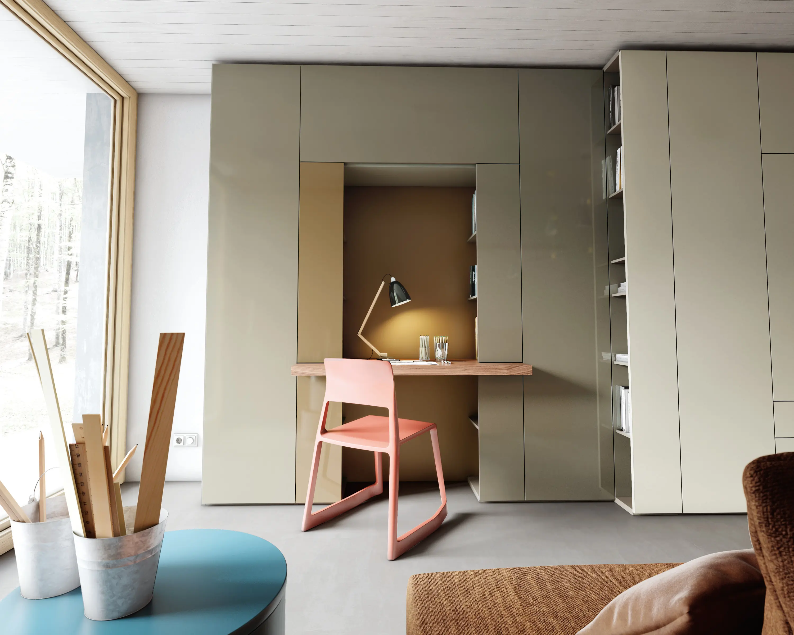 CACCARO - Roomy | modulo scrittoio