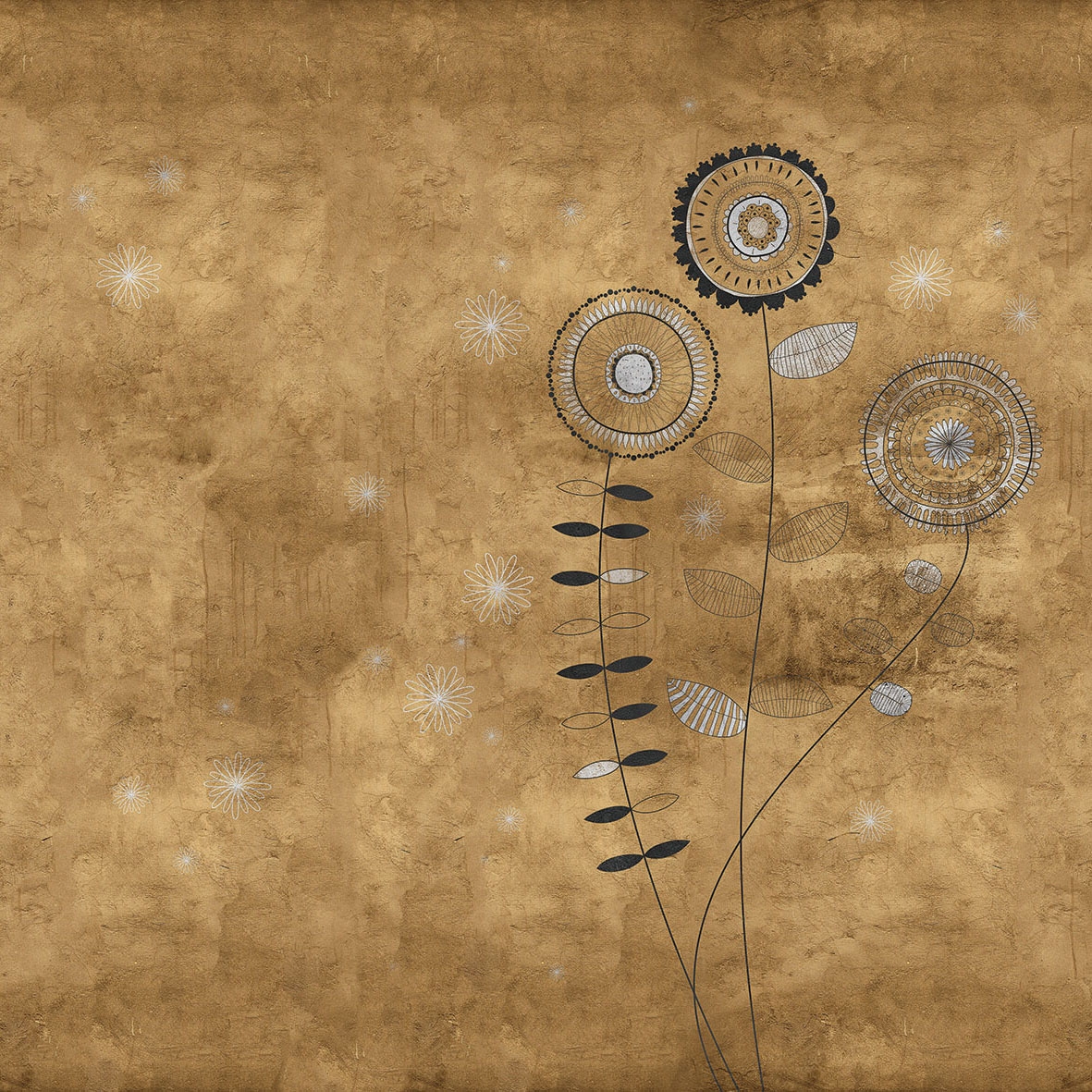 Mostra il prodotto Golden Flowers del produttore LONDONART