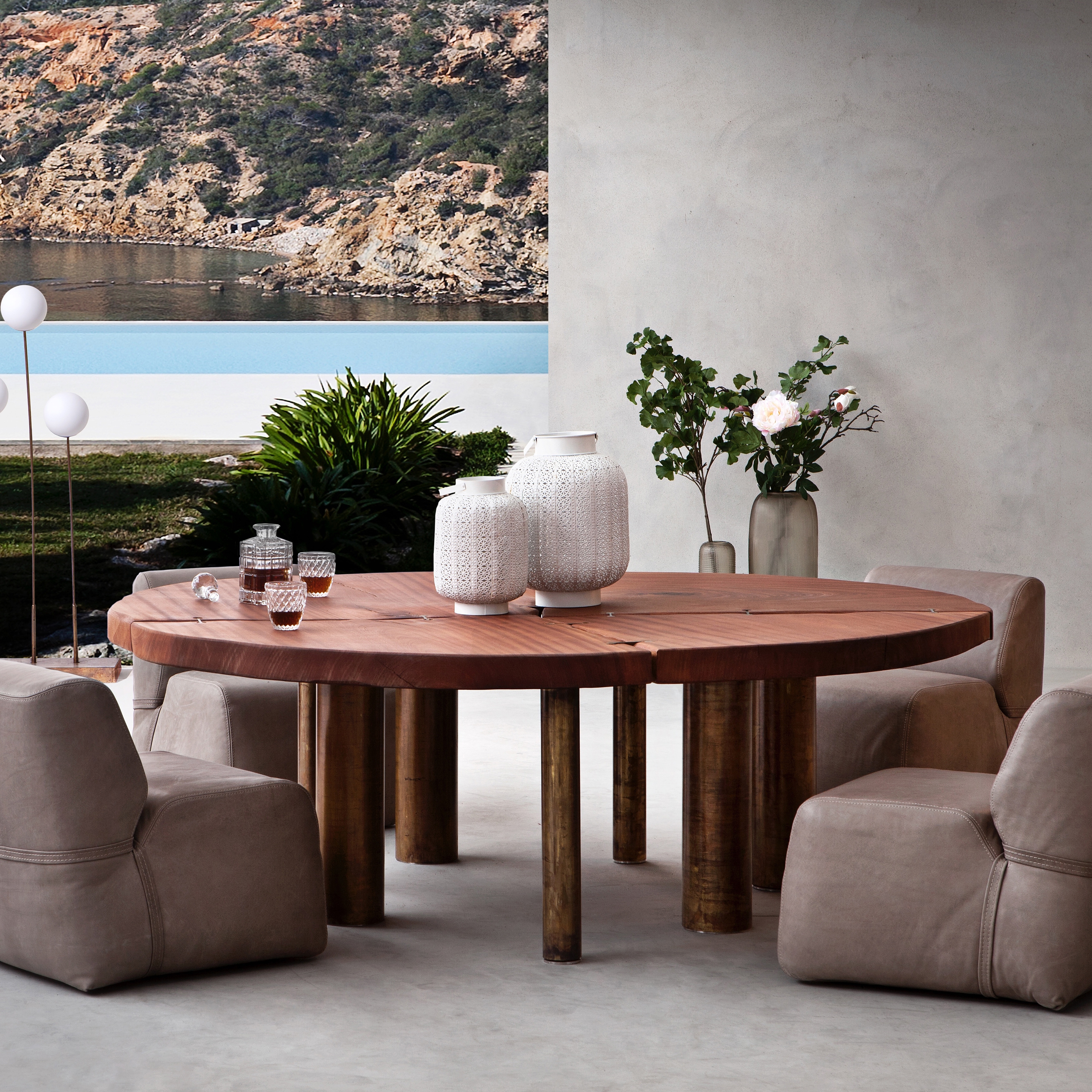 Vertoon produk 10th Joint Round Dining Table van vervaardiger Exteta
